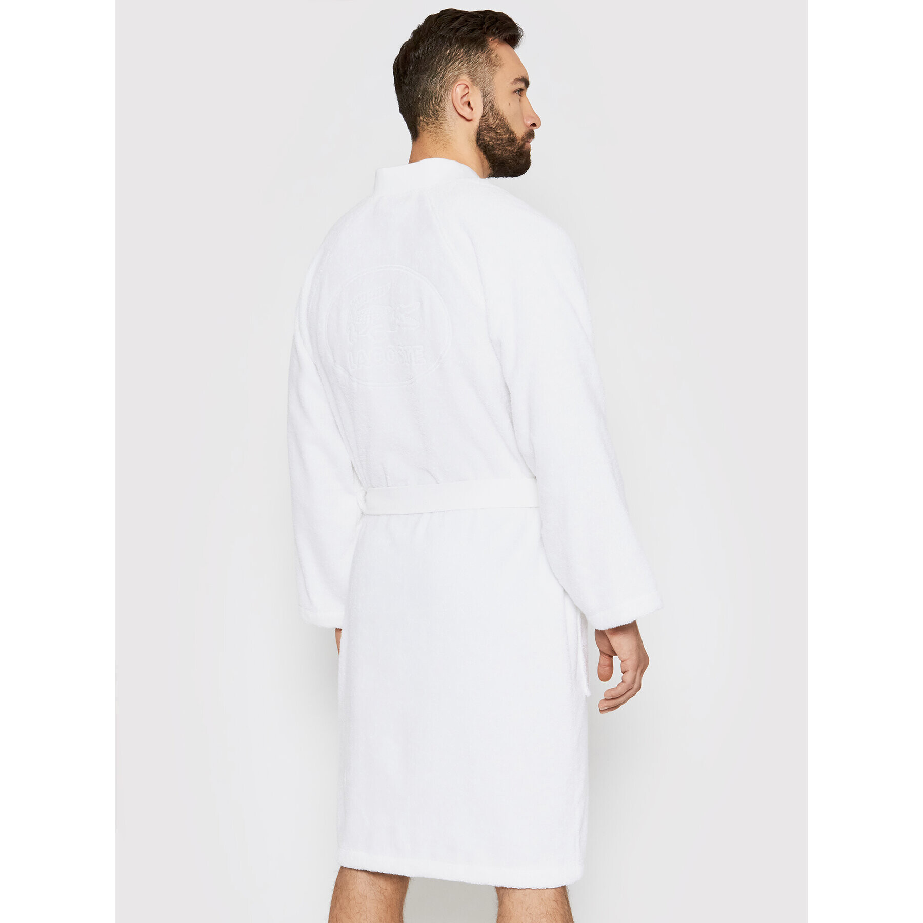Lacoste Халат LDEFILE Бял - Pepit.bg