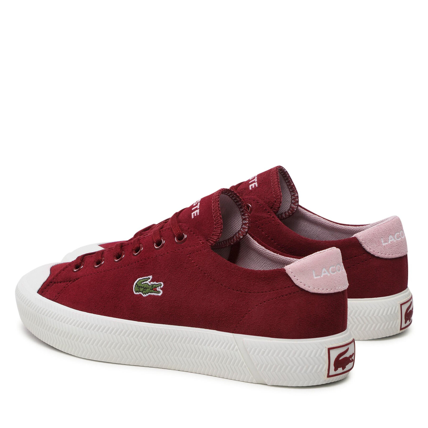 Lacoste Кецове Gripshot 222 1 Cfa 744CFA00082H2 Бордо - Pepit.bg