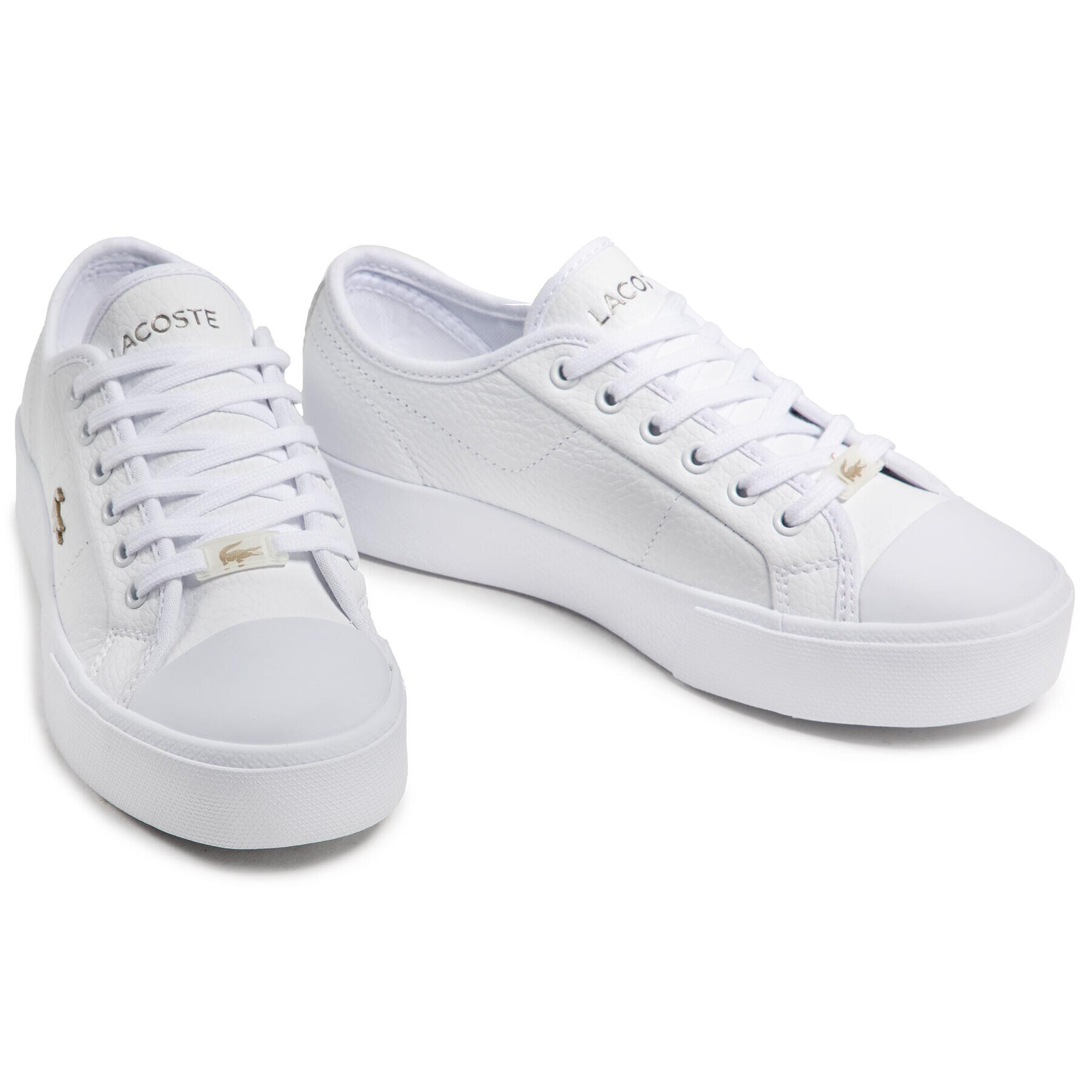 Lacoste Кецове Ziane Plus Grand 07211CFA 7- 41CFA005421G Бял - Pepit.bg