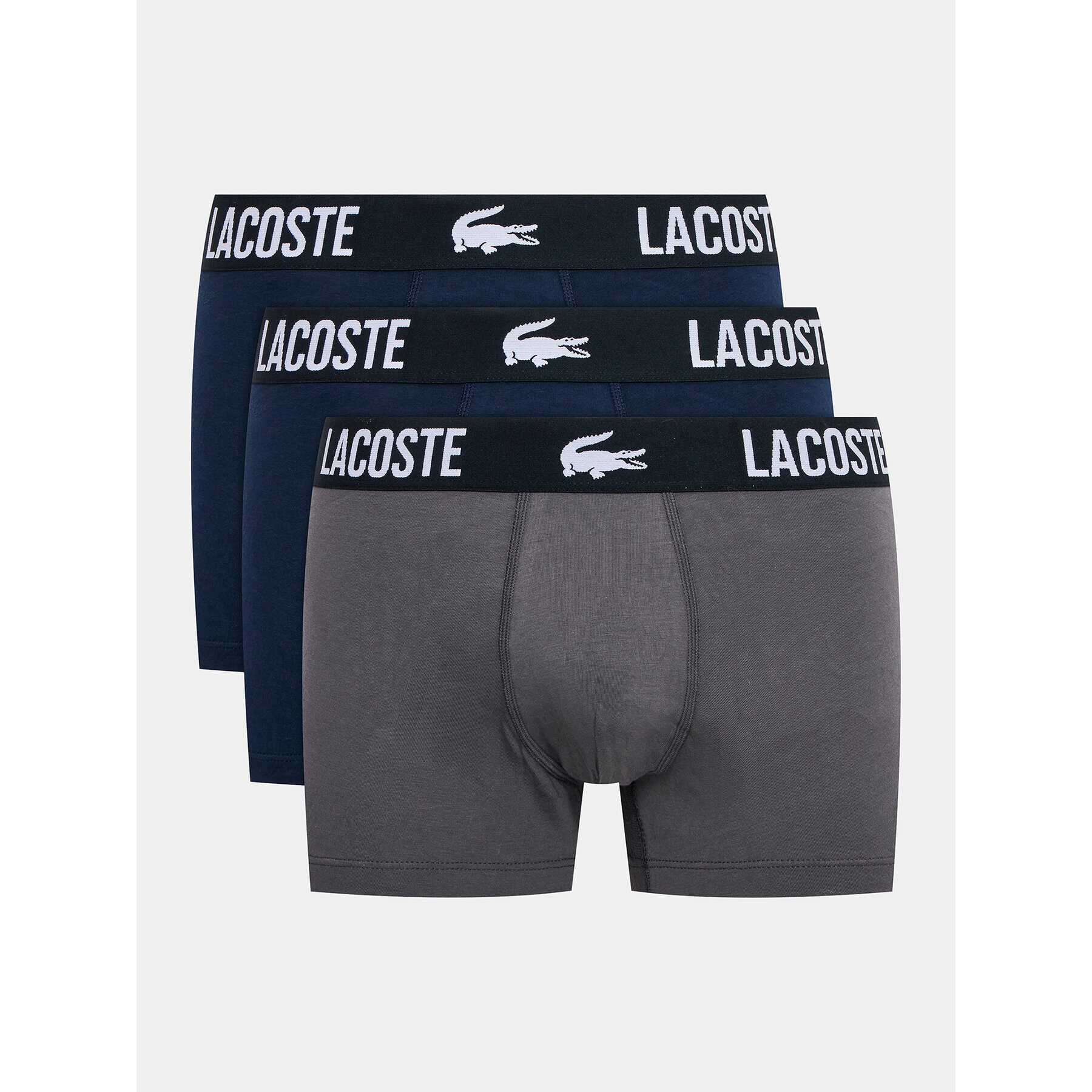 Lacoste Комплект 3 чифта боксерки 5H1309 Тъмносин - Pepit.bg