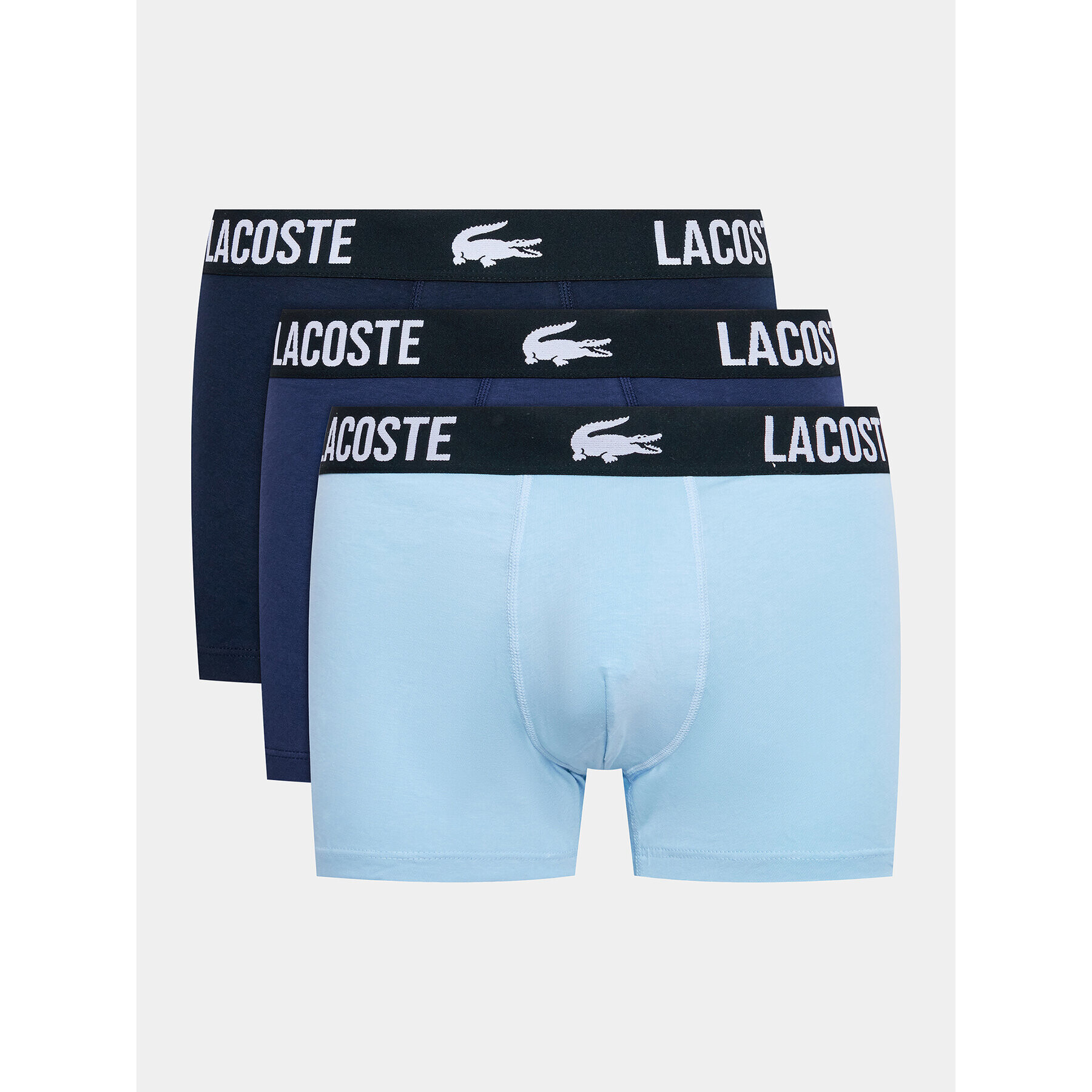 Lacoste Комплект 3 чифта боксерки 5H1309 Тъмносин - Pepit.bg