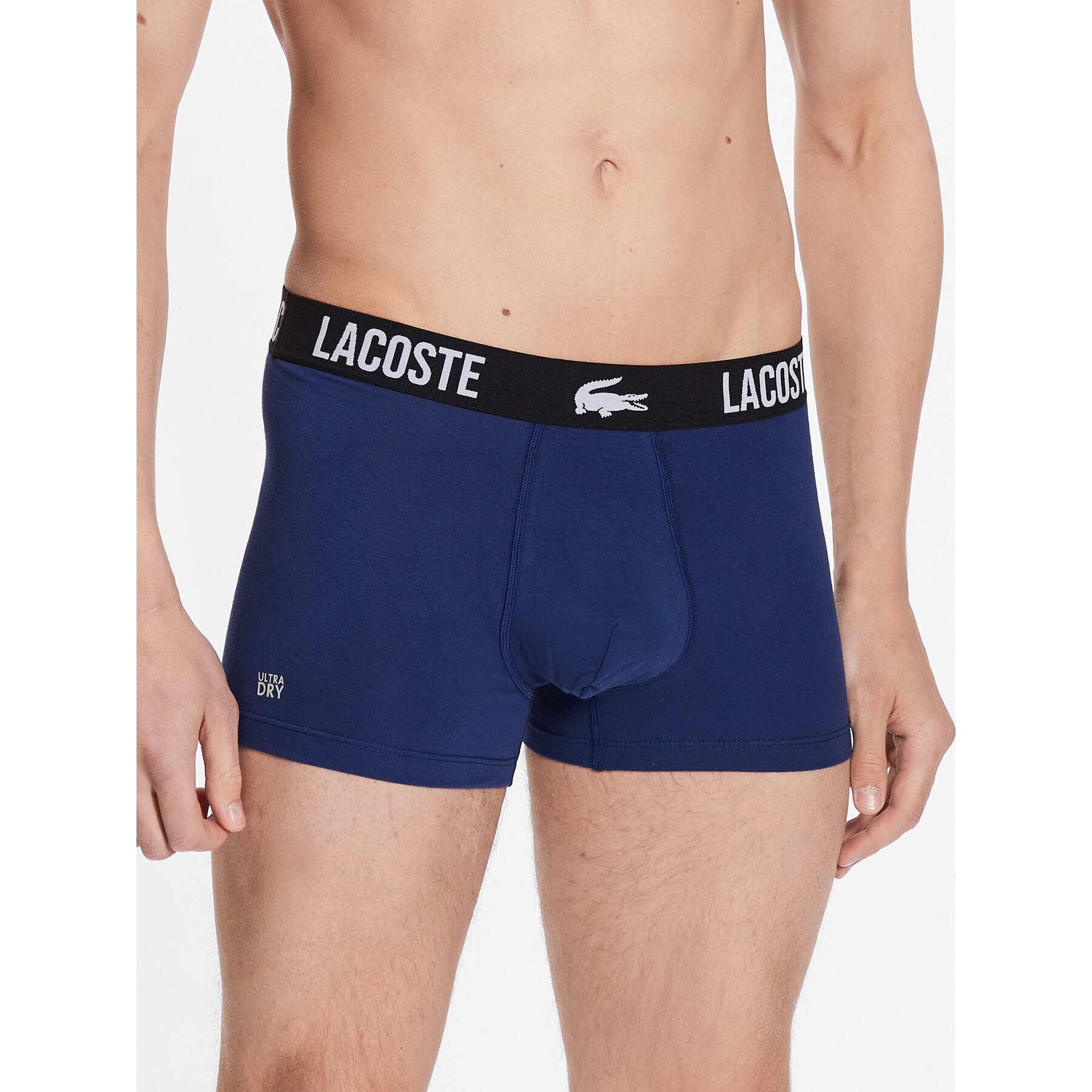 Lacoste Комплект 3 чифта боксерки 5H1309 Тъмносин - Pepit.bg
