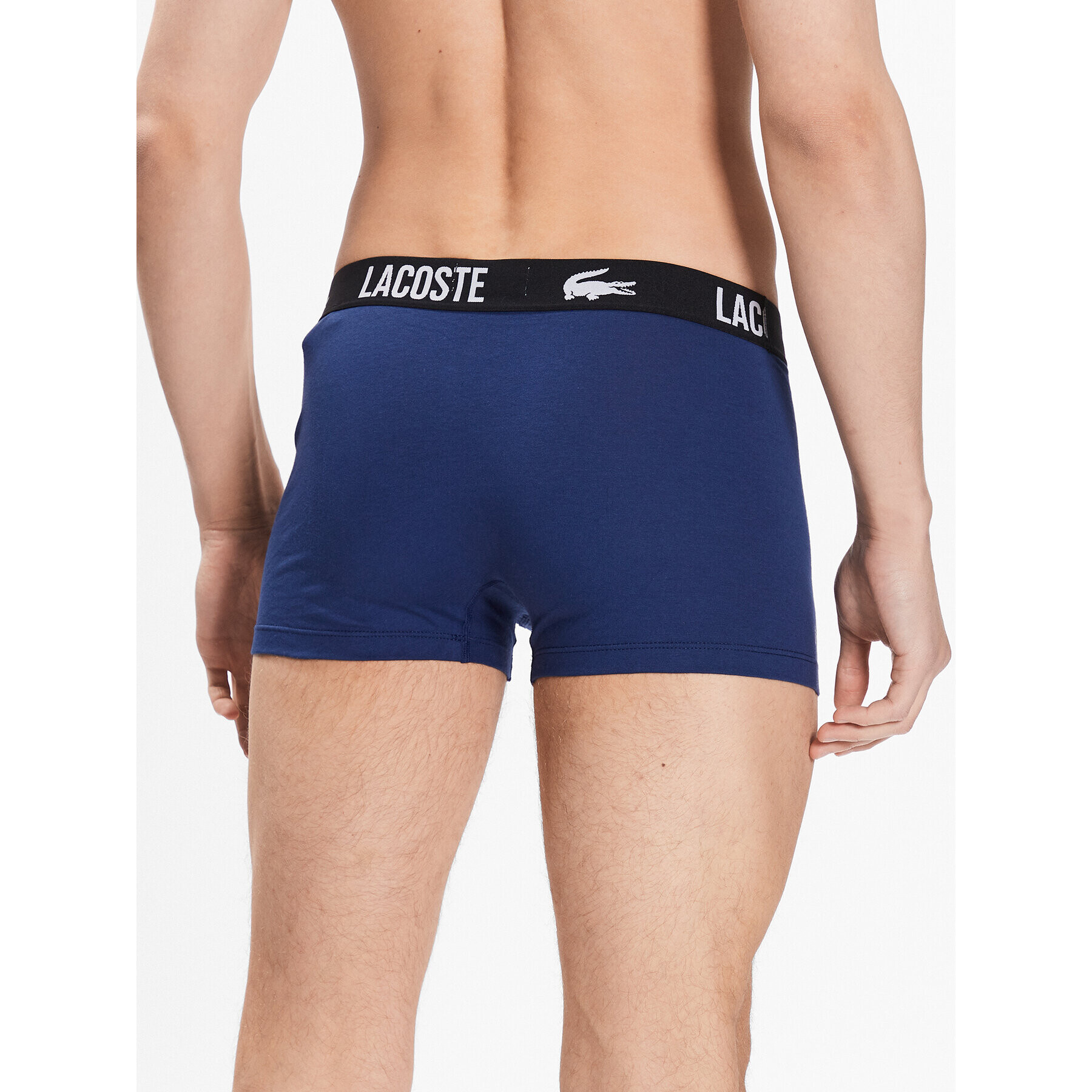 Lacoste Комплект 3 чифта боксерки 5H1309 Тъмносин - Pepit.bg