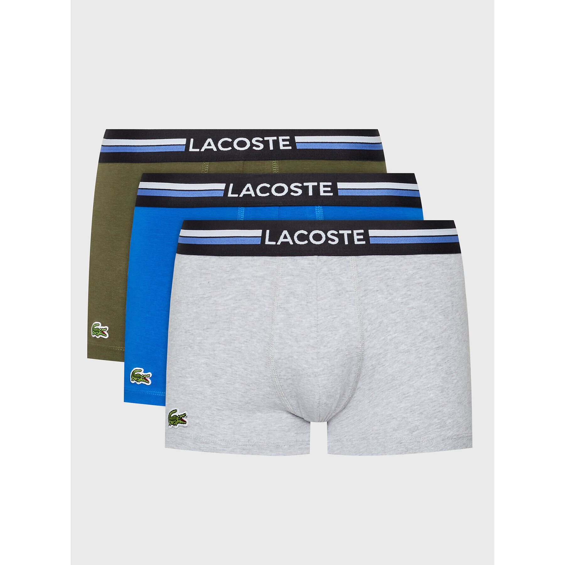 Lacoste Комплект 3 чифта боксерки 5H3386 Цветен - Pepit.bg