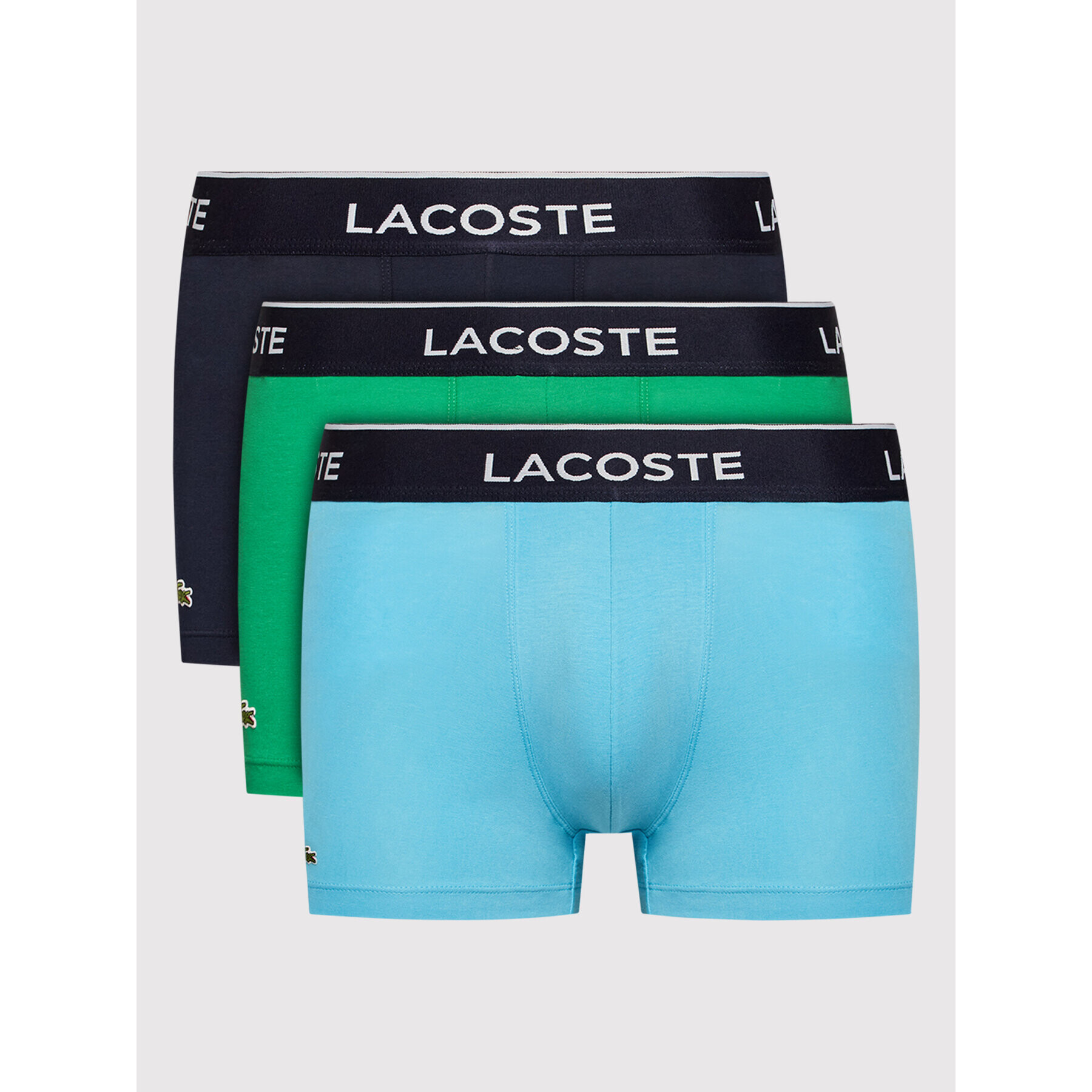 Lacoste Комплект 3 чифта боксерки 5H3389 Цветен - Pepit.bg