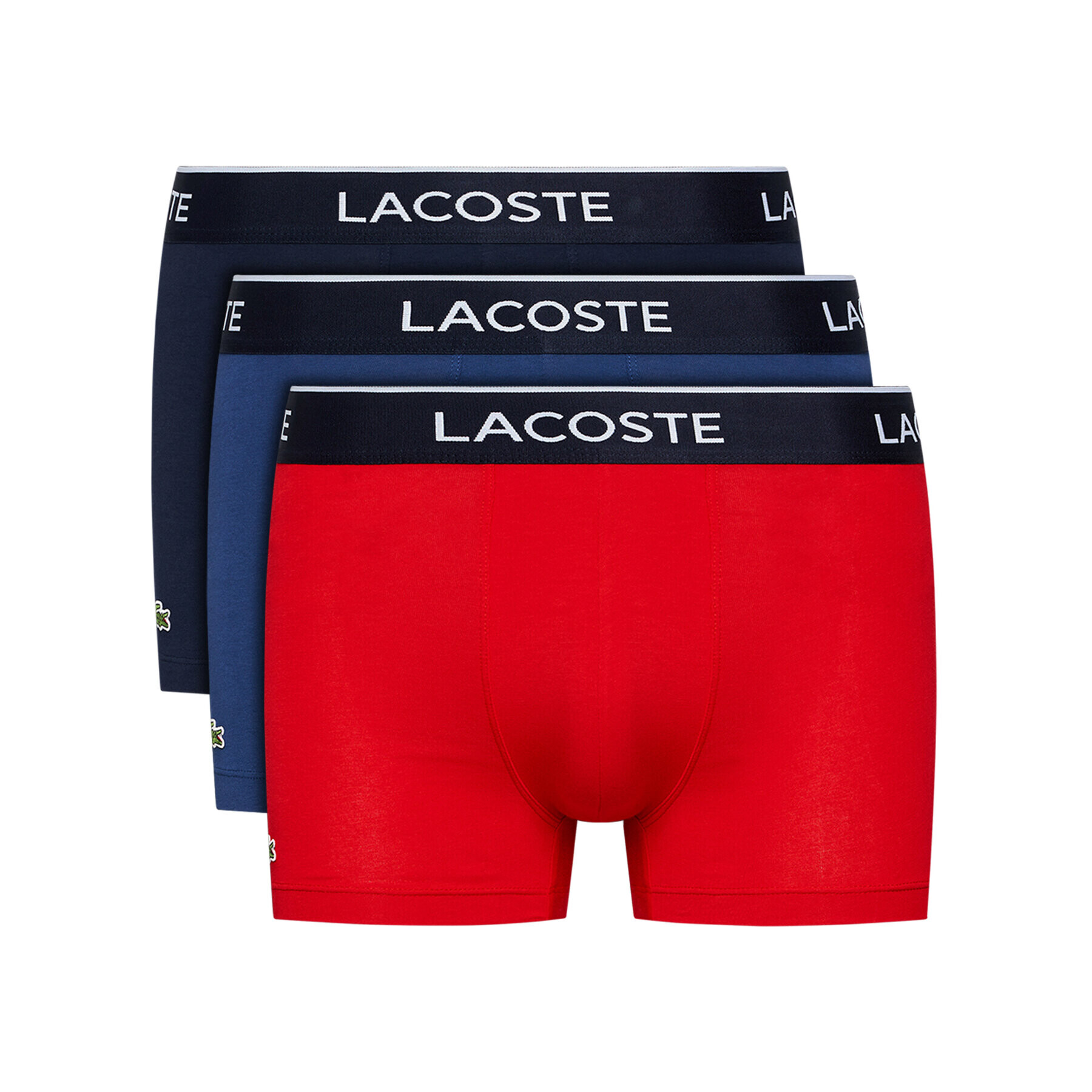 Lacoste Комплект 3 чифта боксерки 5H3389 Цветен - Pepit.bg