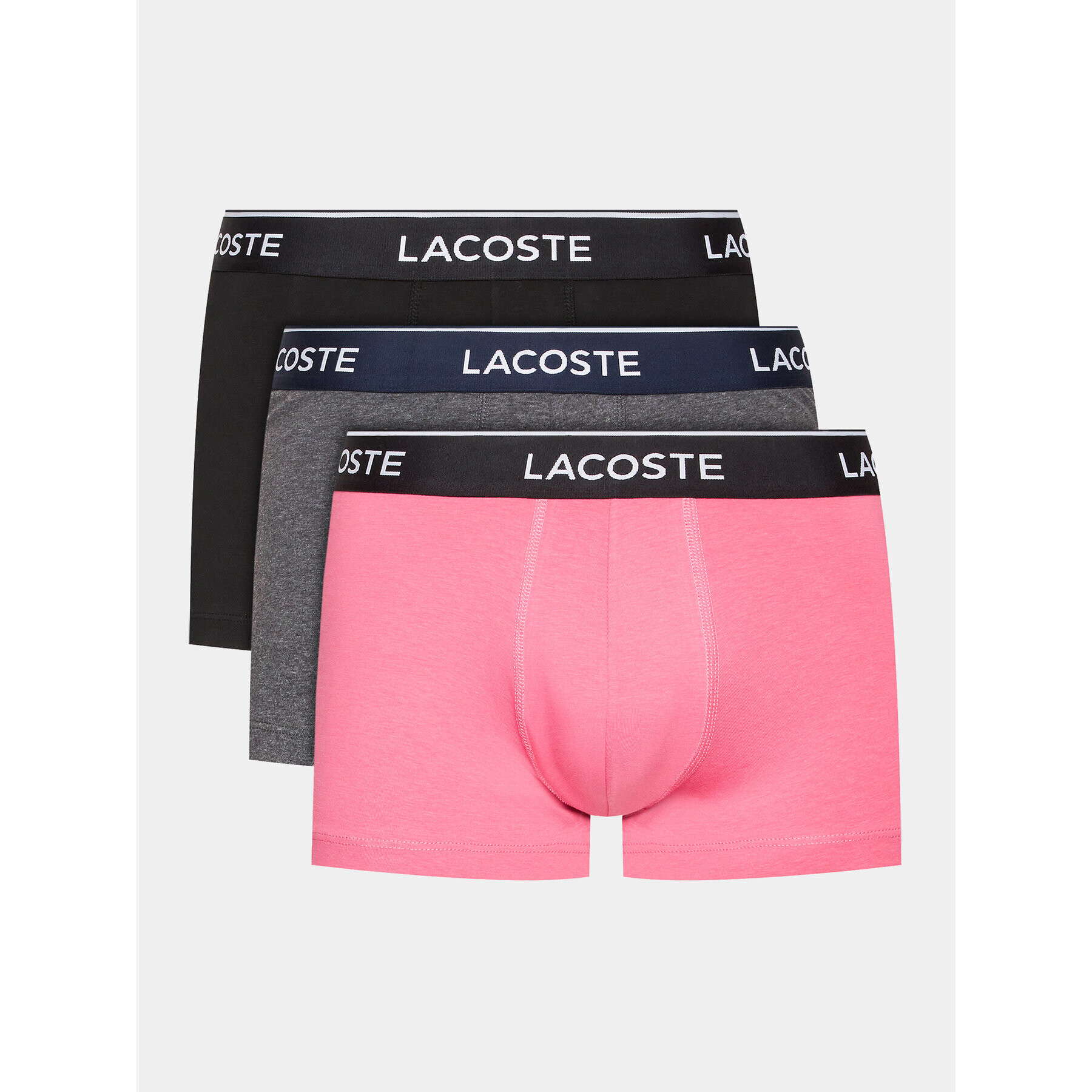 Lacoste Комплект 3 чифта боксерки 5H3389 Цветен - Pepit.bg