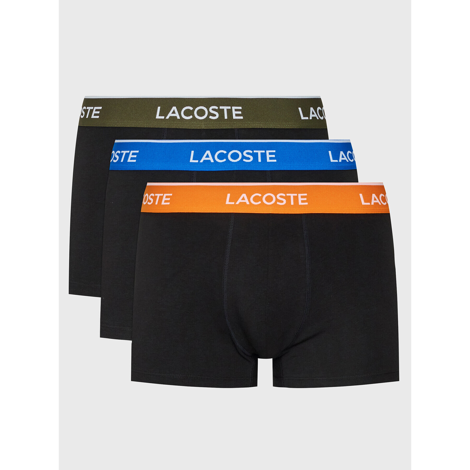 Lacoste Комплект 3 чифта боксерки 5H3401 Черен - Pepit.bg