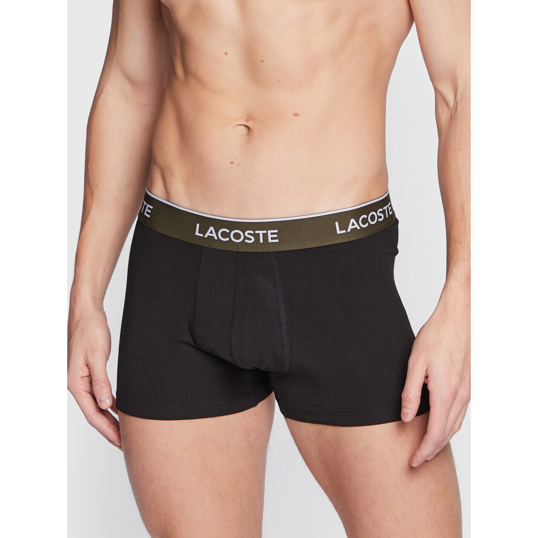 Lacoste Комплект 3 чифта боксерки 5H3401 Черен - Pepit.bg