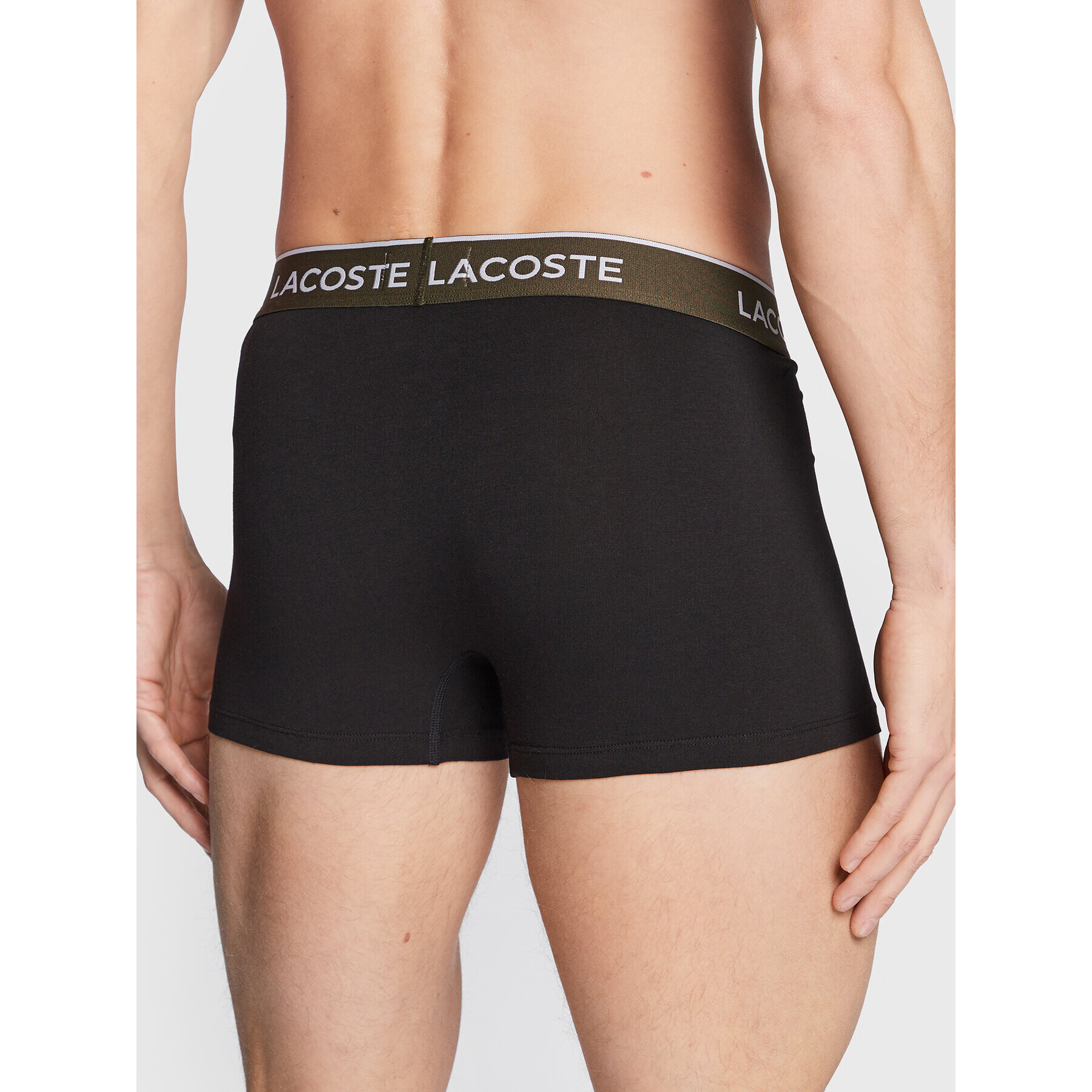Lacoste Комплект 3 чифта боксерки 5H3401 Черен - Pepit.bg
