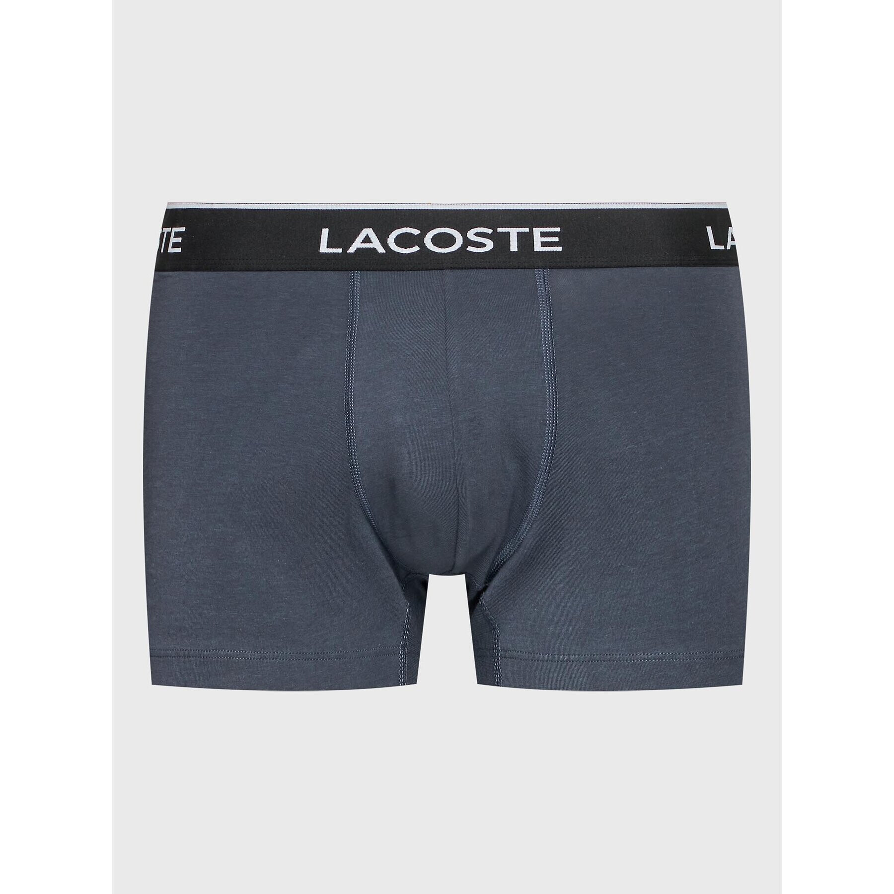 Lacoste Комплект 3 чифта боксерки 5H3401 Сив - Pepit.bg