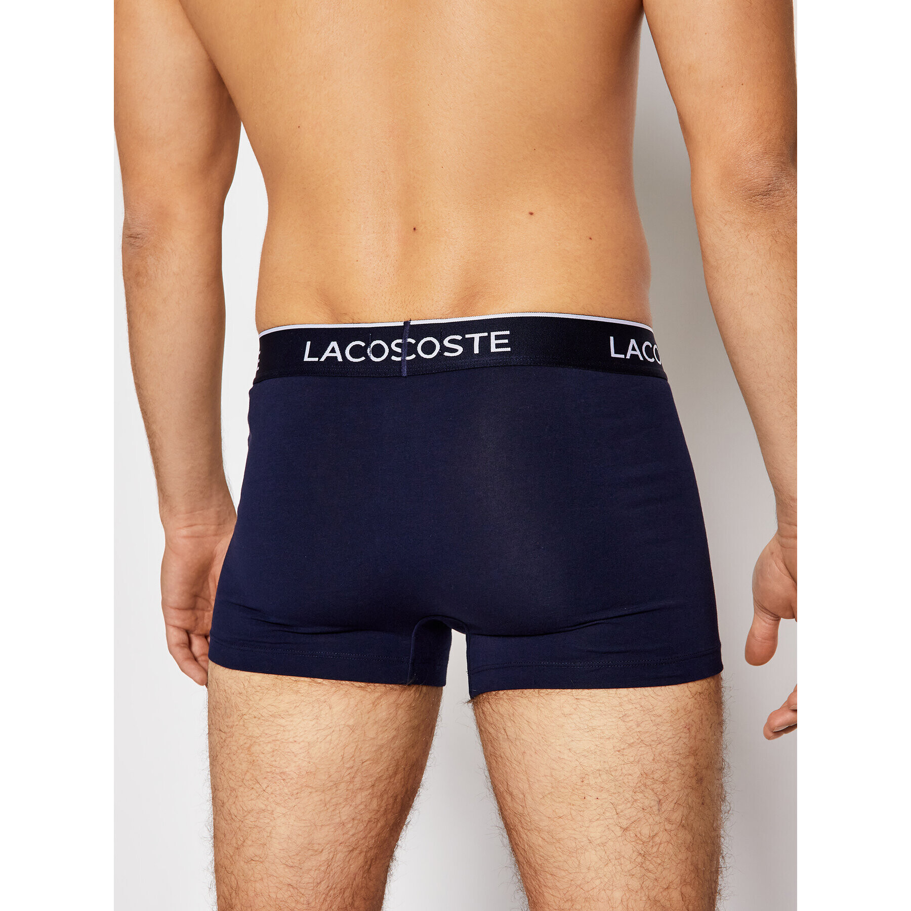 Lacoste Комплект 3 чифта боксерки 5H3401 Тъмносин - Pepit.bg