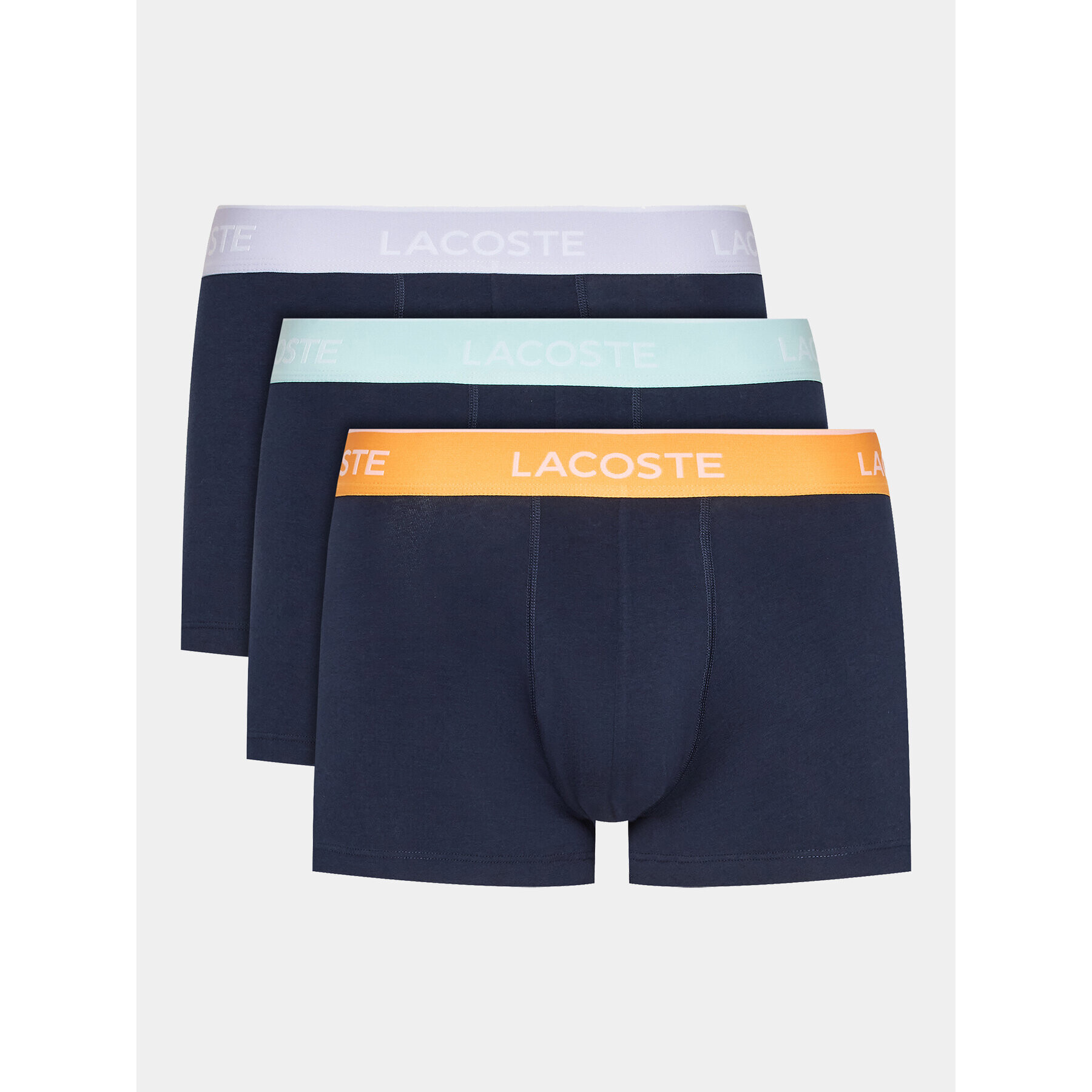 Lacoste Комплект 3 чифта боксерки 5H3401 Тъмносин - Pepit.bg