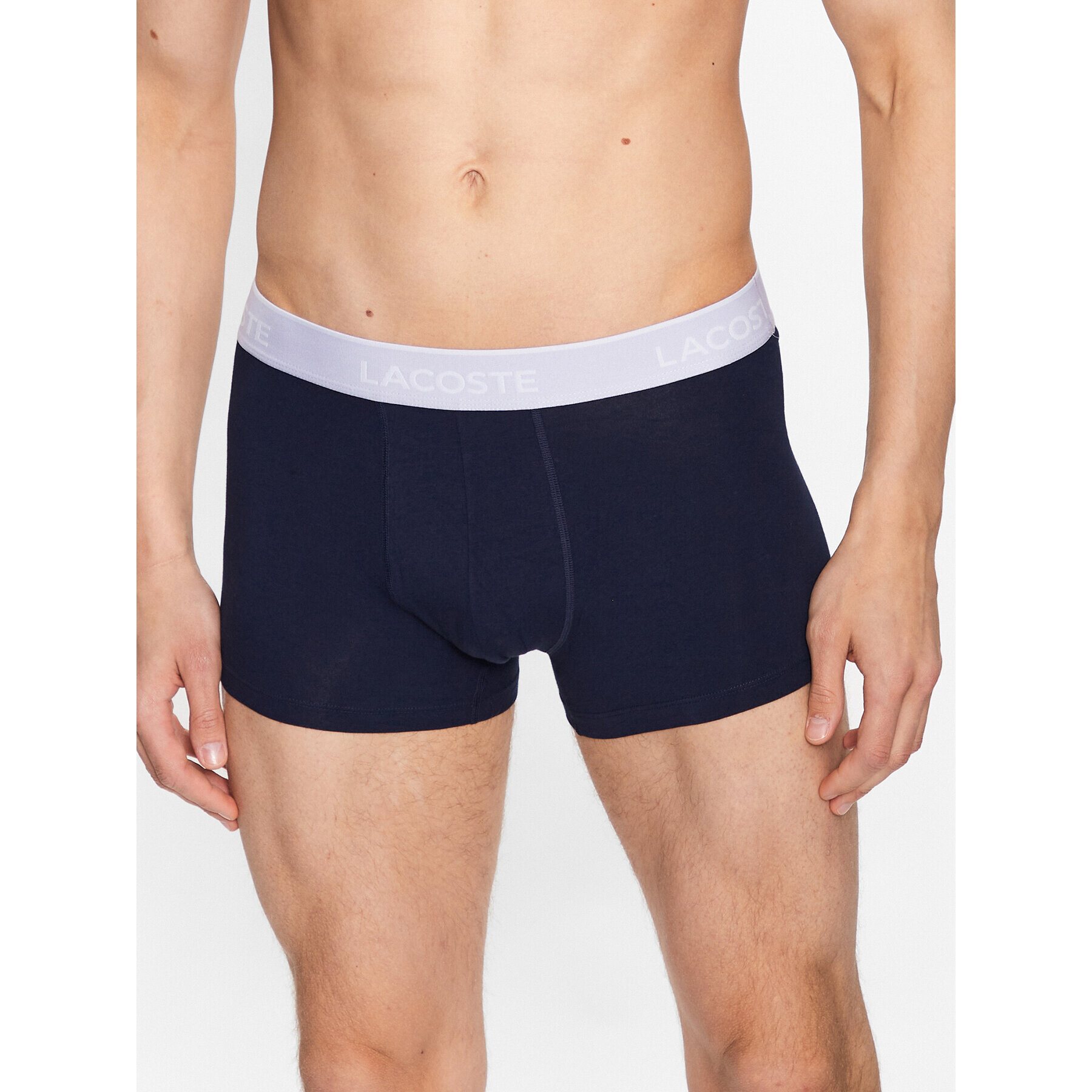 Lacoste Комплект 3 чифта боксерки 5H3401 Тъмносин - Pepit.bg