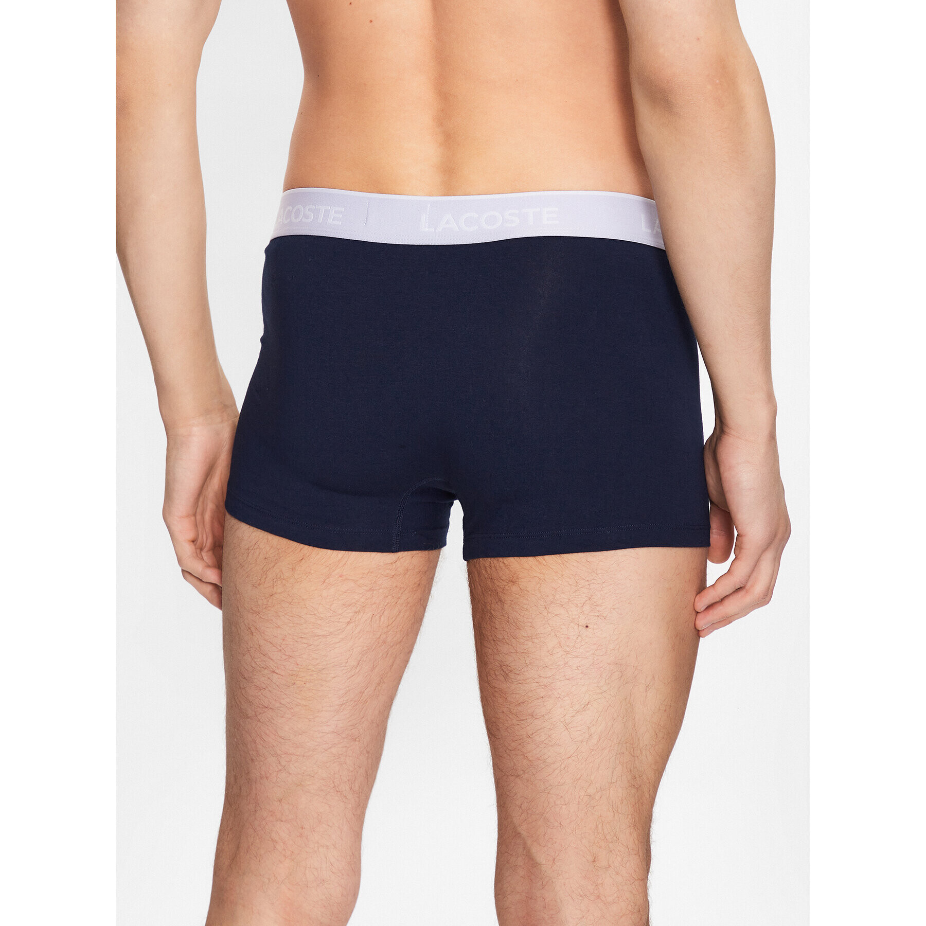 Lacoste Комплект 3 чифта боксерки 5H3401 Тъмносин - Pepit.bg
