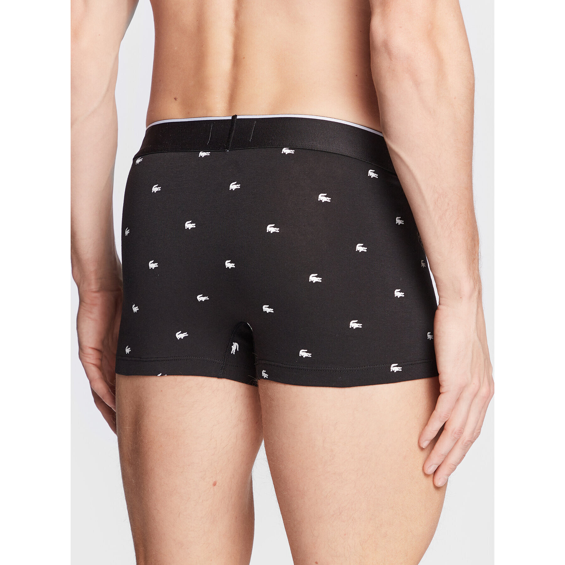 Lacoste Комплект 3 чифта боксерки 5H3411 Черен - Pepit.bg