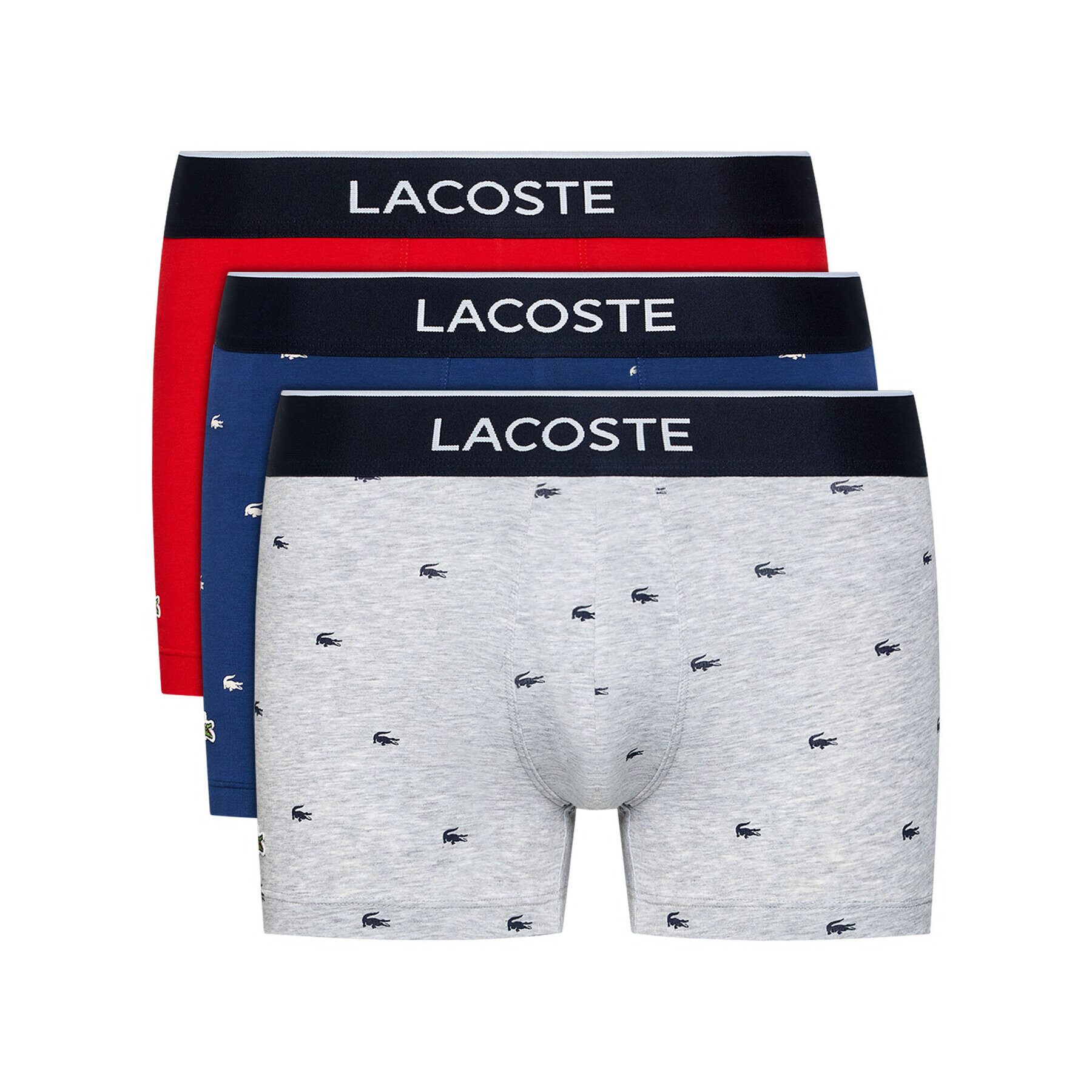 Lacoste Комплект 3 чифта боксерки 5H3411 Цветен - Pepit.bg