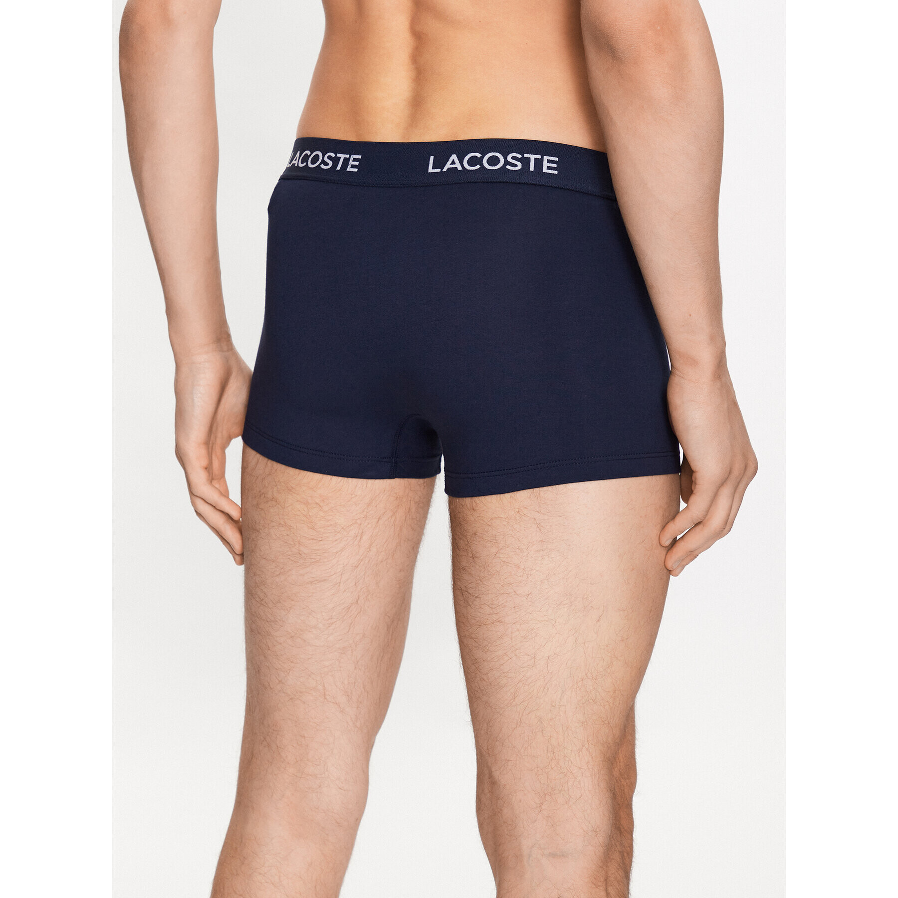Lacoste Комплект 3 чифта боксерки 5H7686 Тъмносин - Pepit.bg