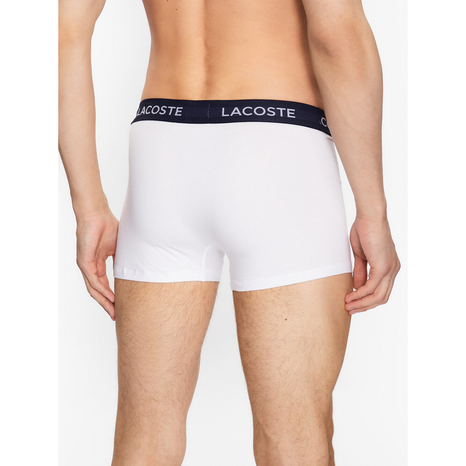 Lacoste Комплект 3 чифта боксерки 5H7686 Тъмносин - Pepit.bg