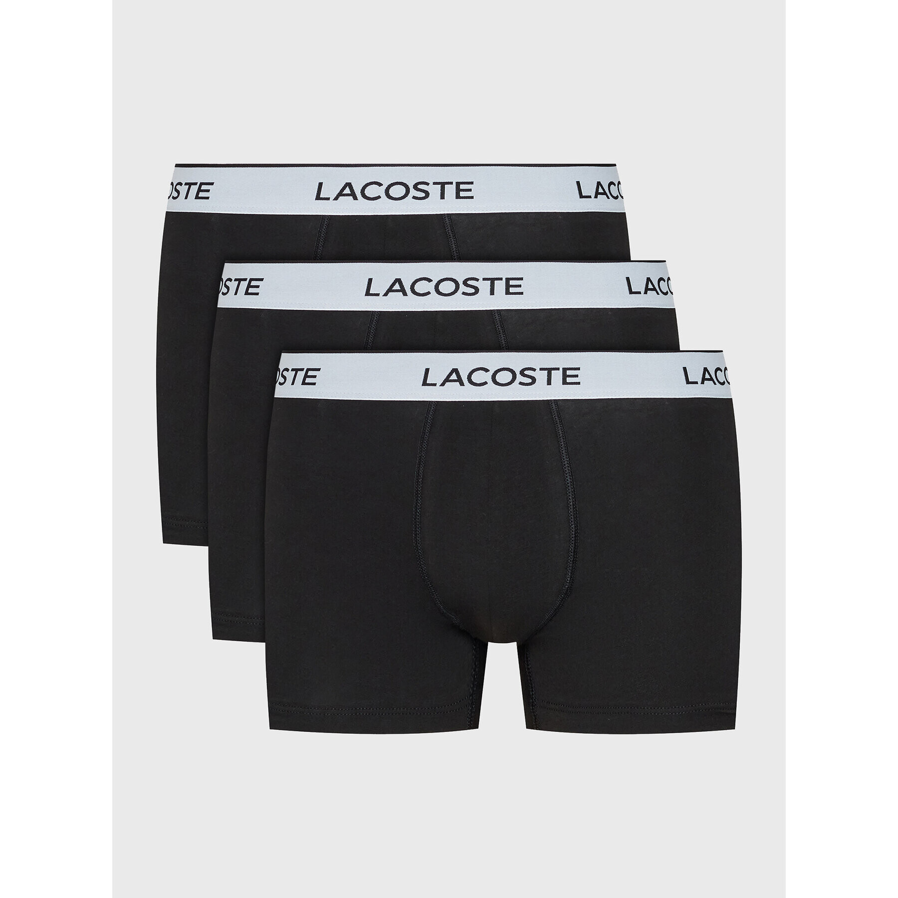 Lacoste Комплект 3 чифта боксерки 5H8385 Черен - Pepit.bg