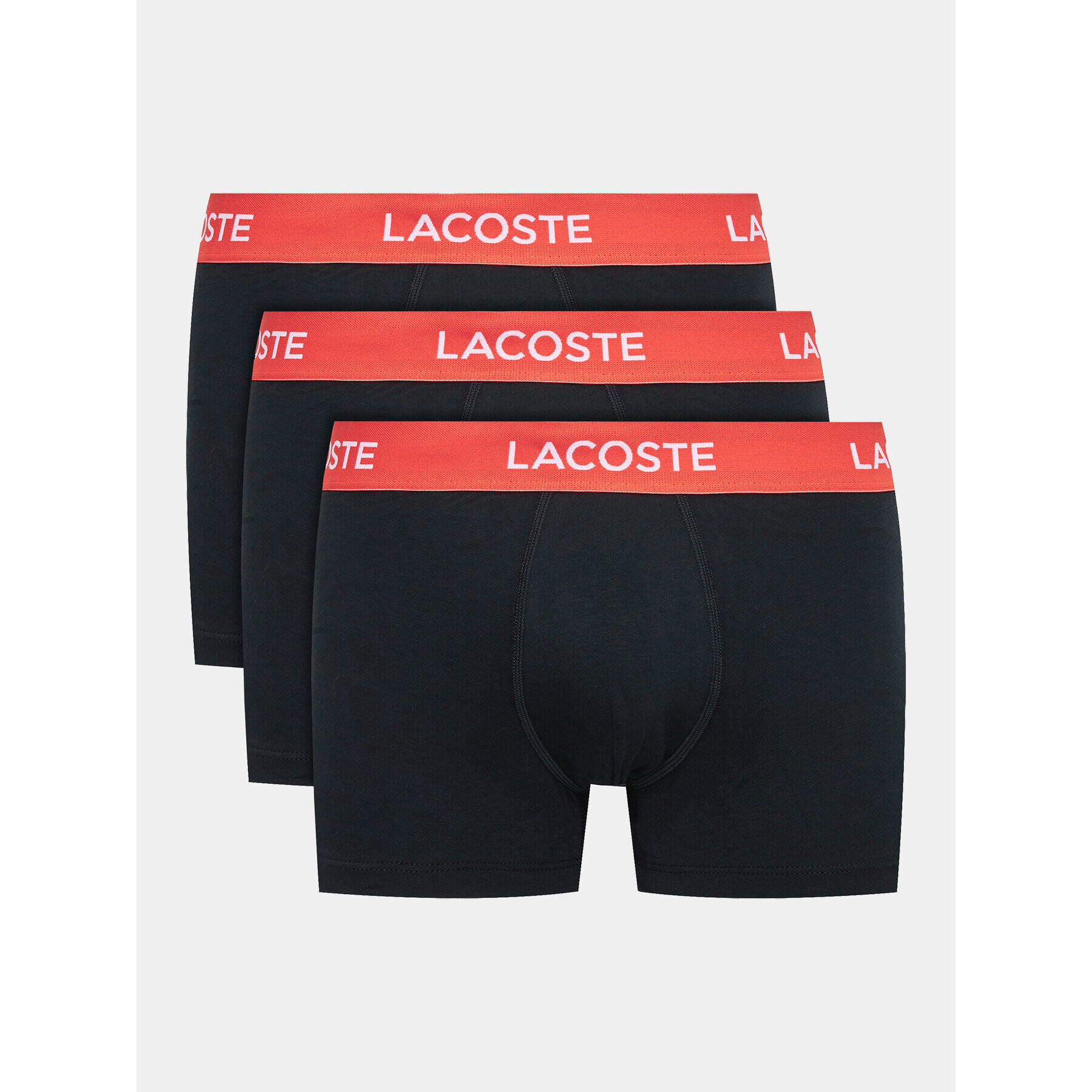 Lacoste Комплект 3 чифта боксерки 5H8387 Черен - Pepit.bg