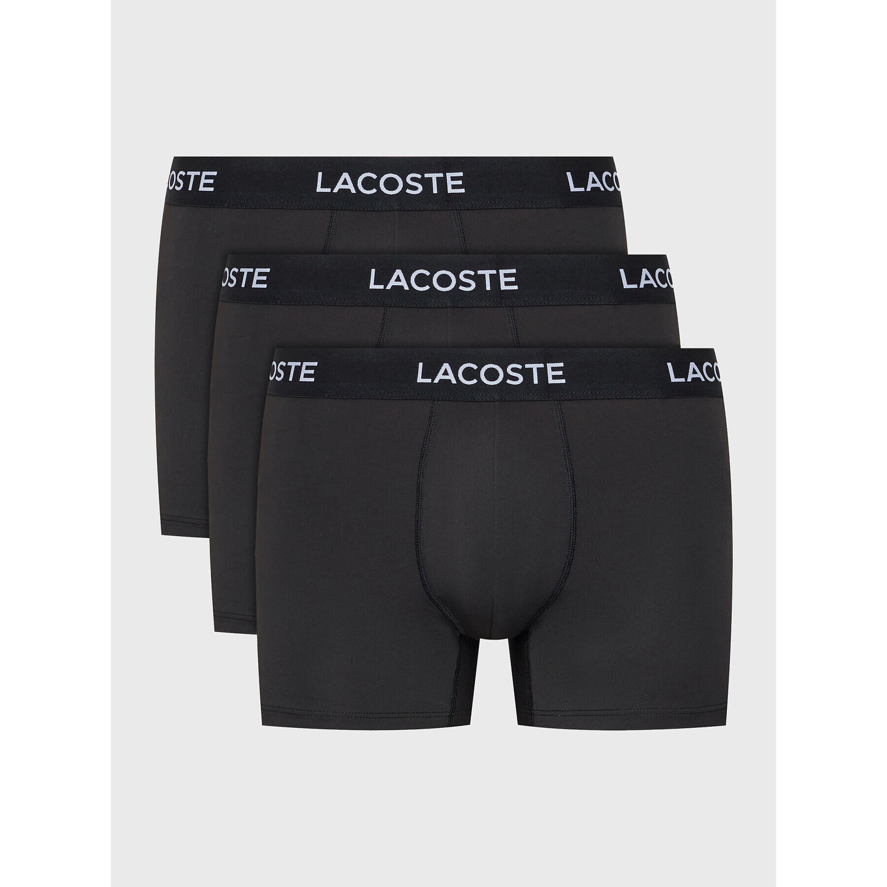 Lacoste Комплект 3 чифта боксерки 5H9623 Черен - Pepit.bg