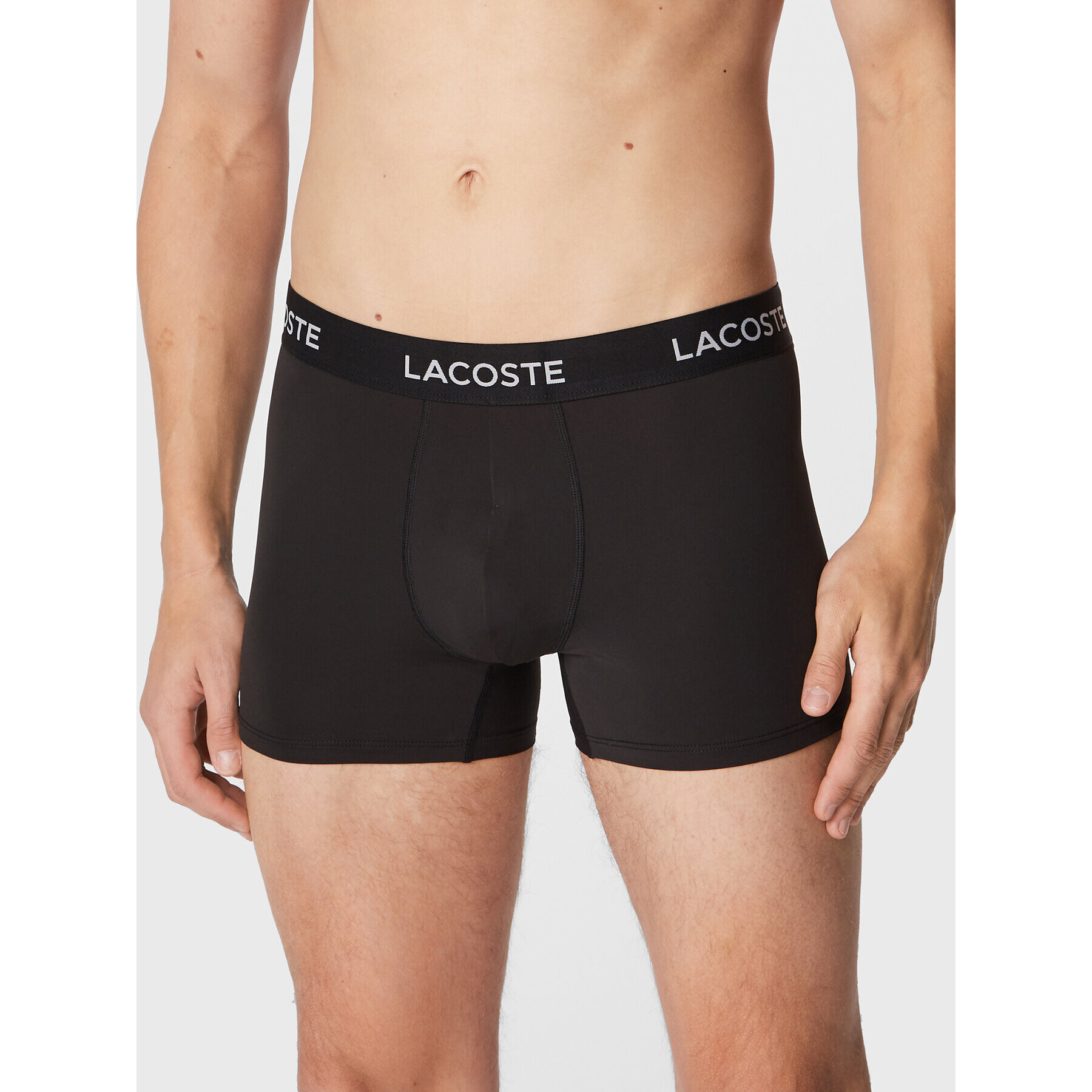 Lacoste Комплект 3 чифта боксерки 5H9623 Черен - Pepit.bg