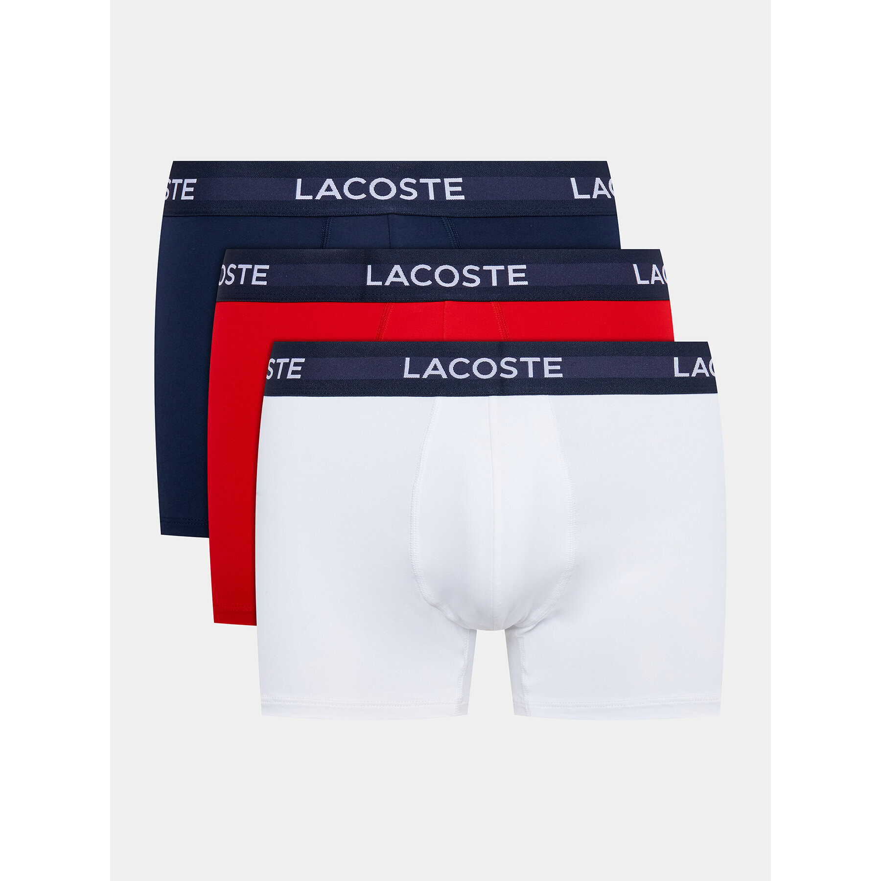 Lacoste Комплект 3 чифта боксерки 5H9623 Тъмносин - Pepit.bg