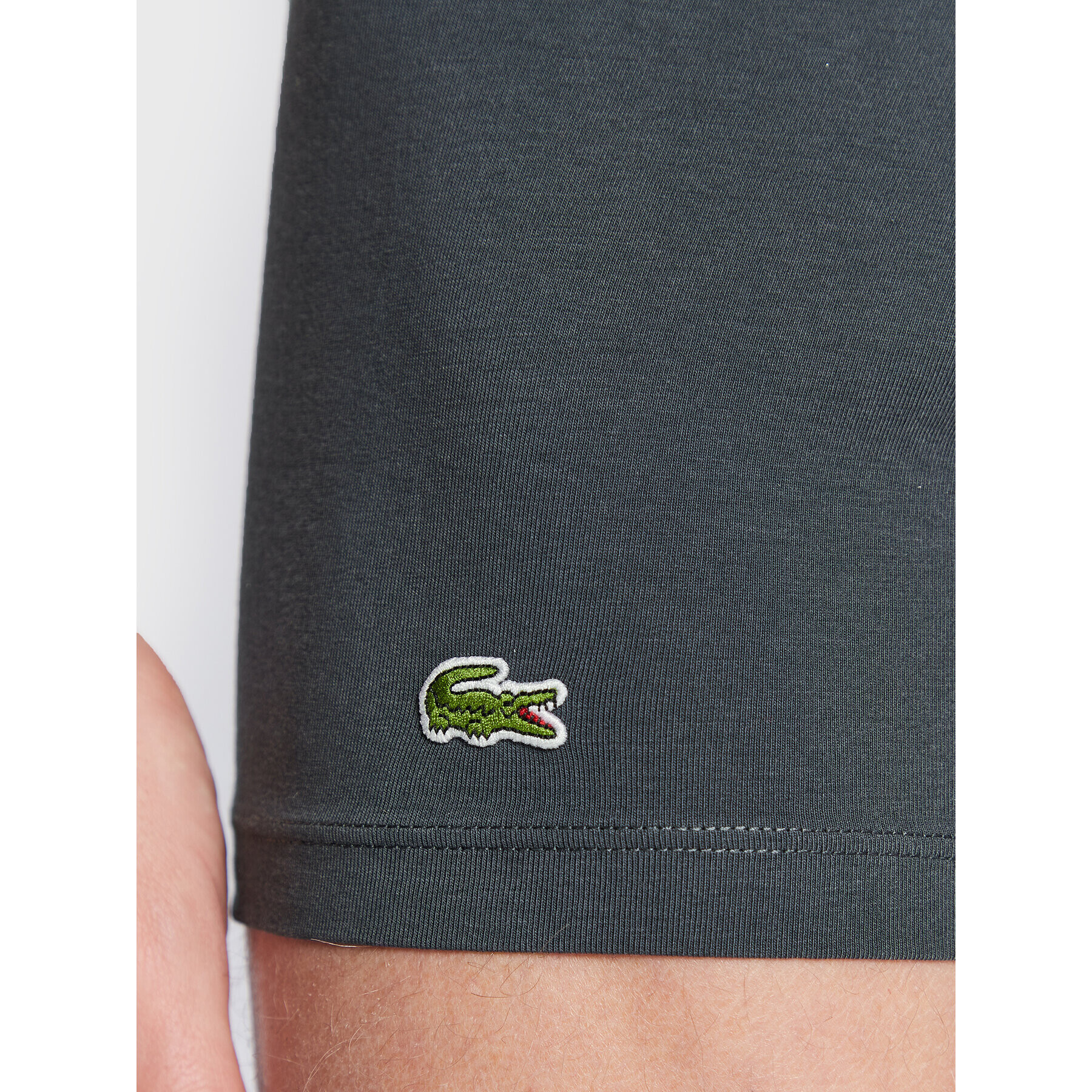 Lacoste Комплект 3 чифта боксерки 5H9956 Сив - Pepit.bg