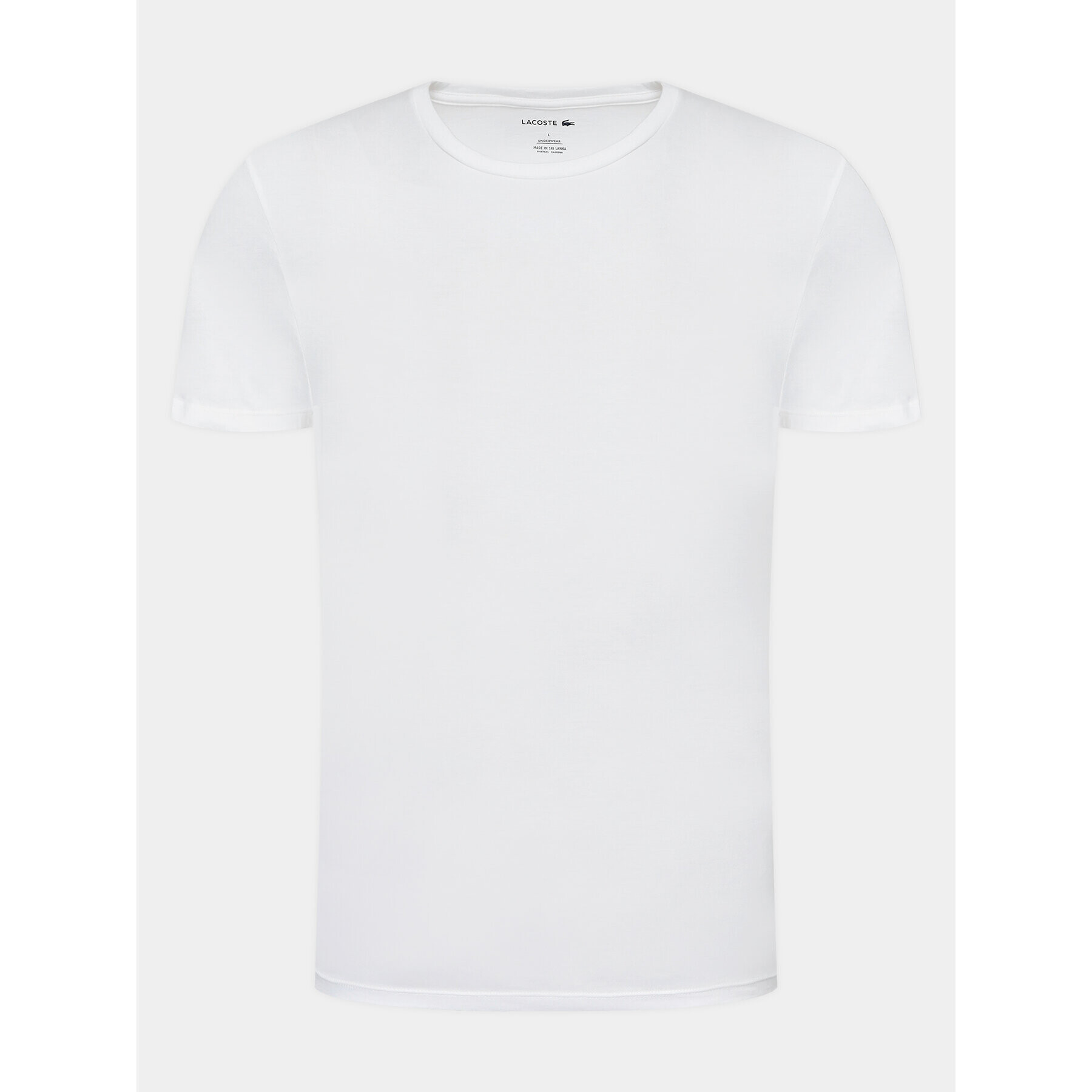 Lacoste Комплект 3 тишърти TH3321 Бял Slim Fit - Pepit.bg