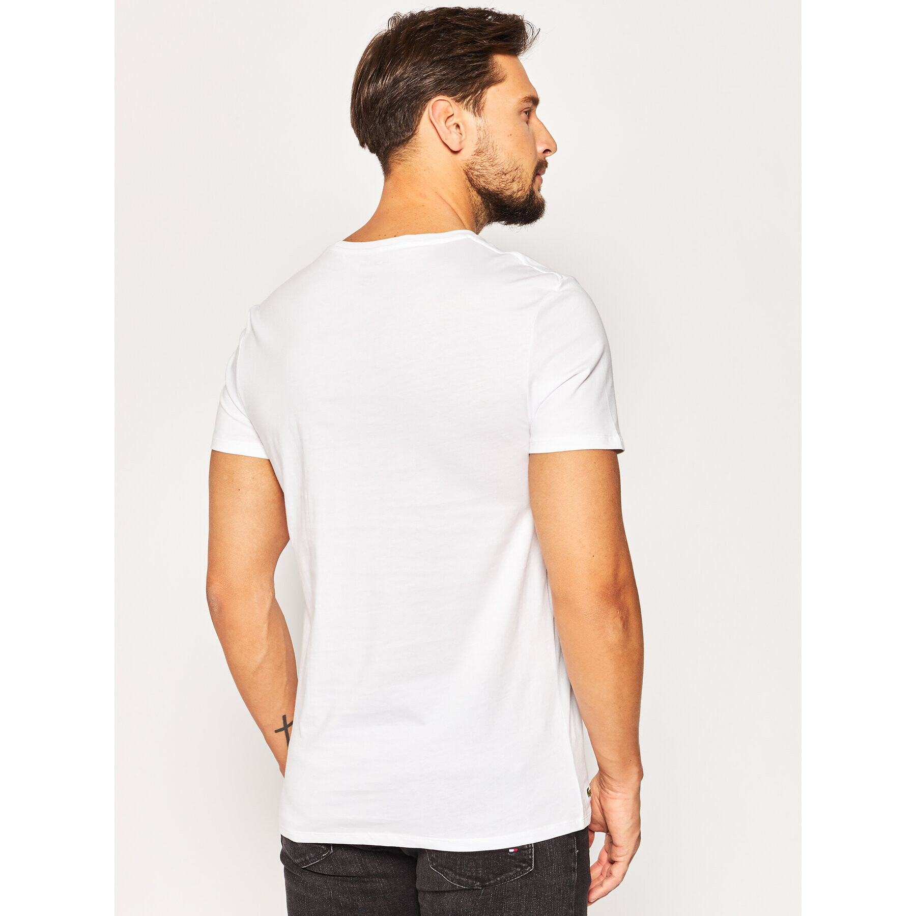 Lacoste Комплект 3 тишърти TH3451 Бял Regular Fit - Pepit.bg