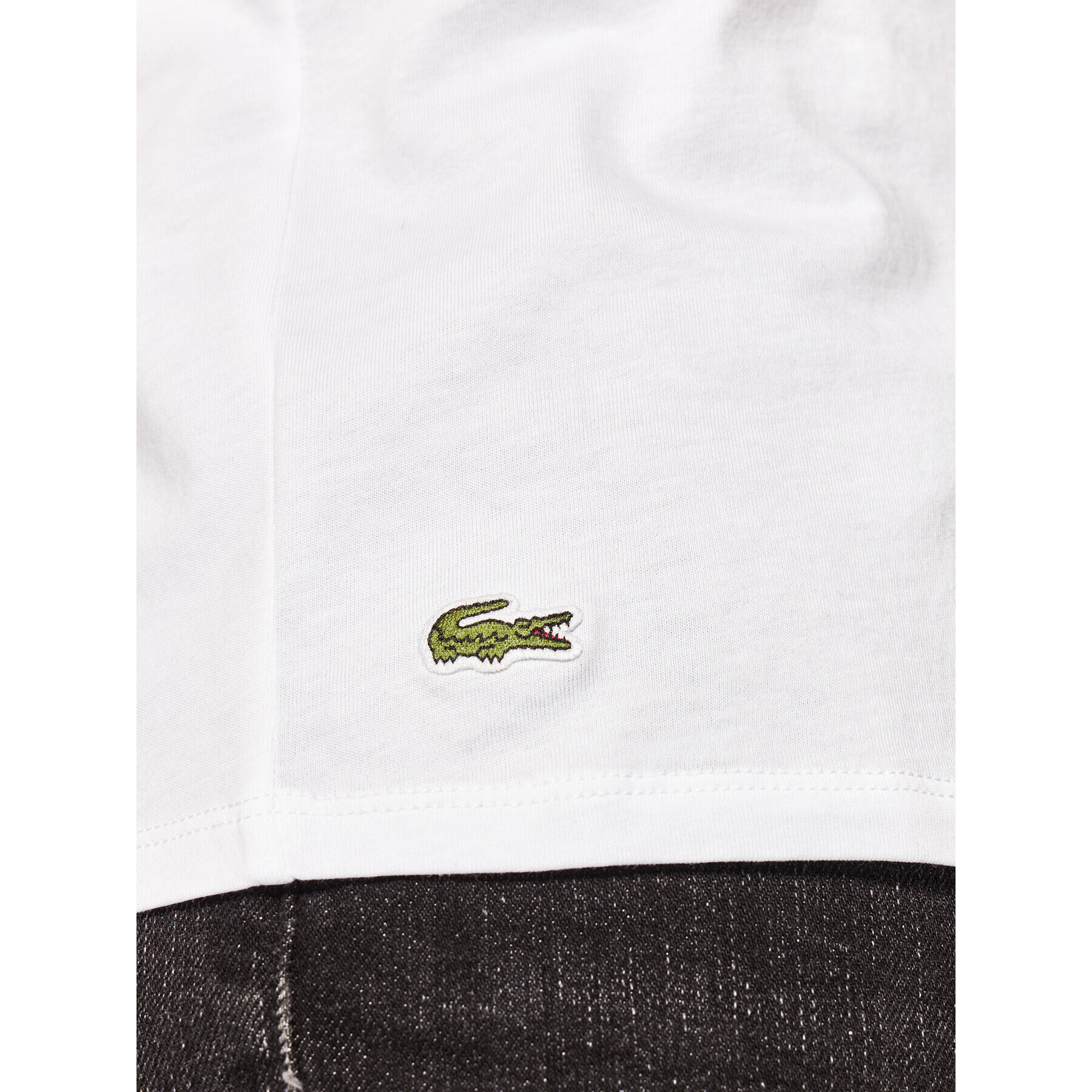 Lacoste Комплект 3 тишърти TH3451 Бял Regular Fit - Pepit.bg