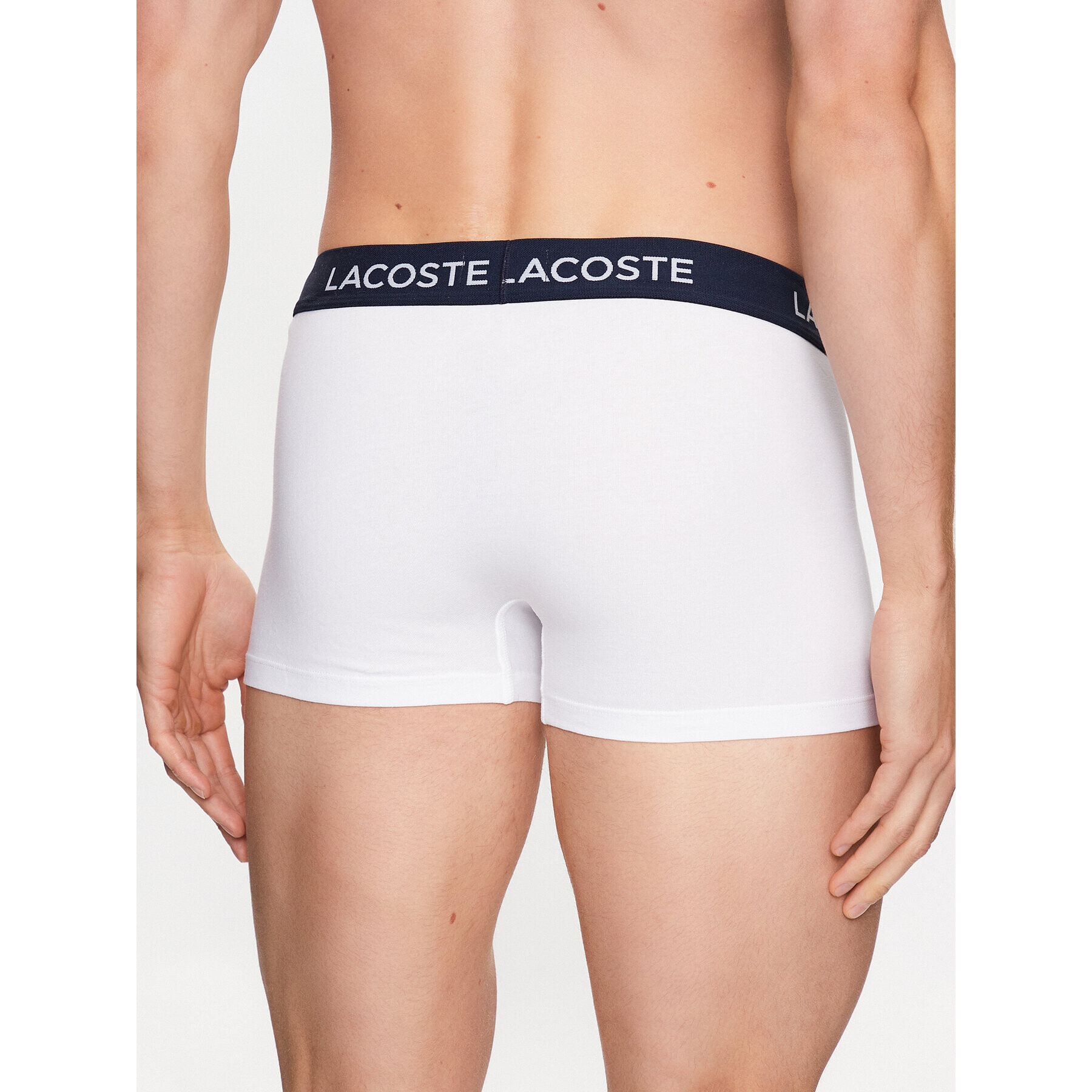 Lacoste Комплект 5 чифта боксери 5H5203 Бял - Pepit.bg