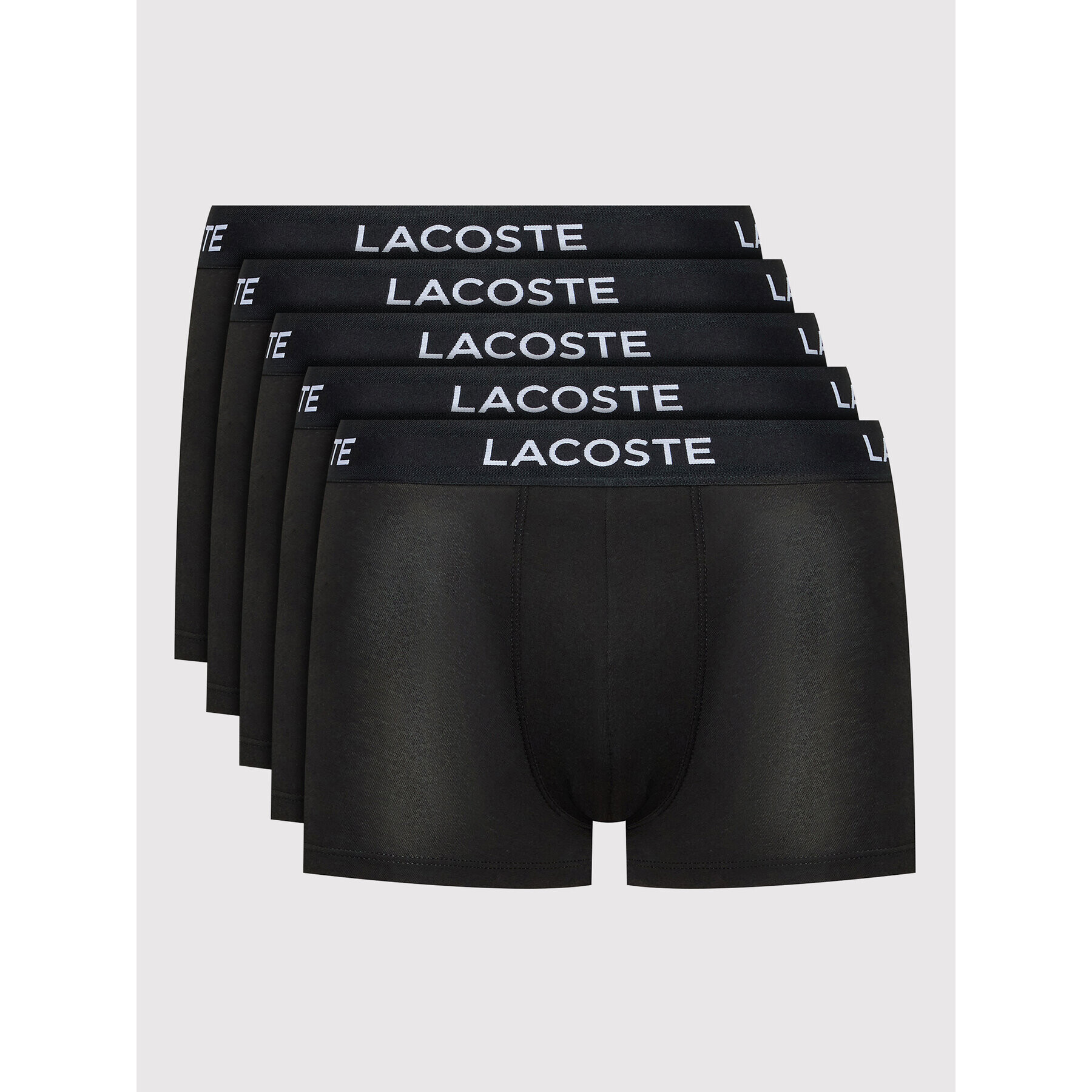 Lacoste Комплект 5 чифта боксери 5H5203 Черен - Pepit.bg