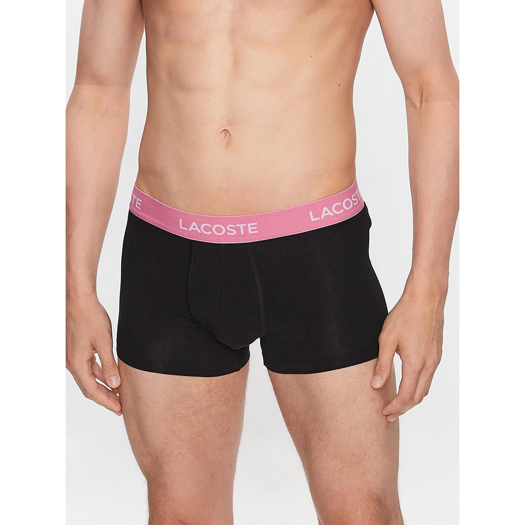 Lacoste Комплект 5 чифта боксери 5H5203 Черен - Pepit.bg