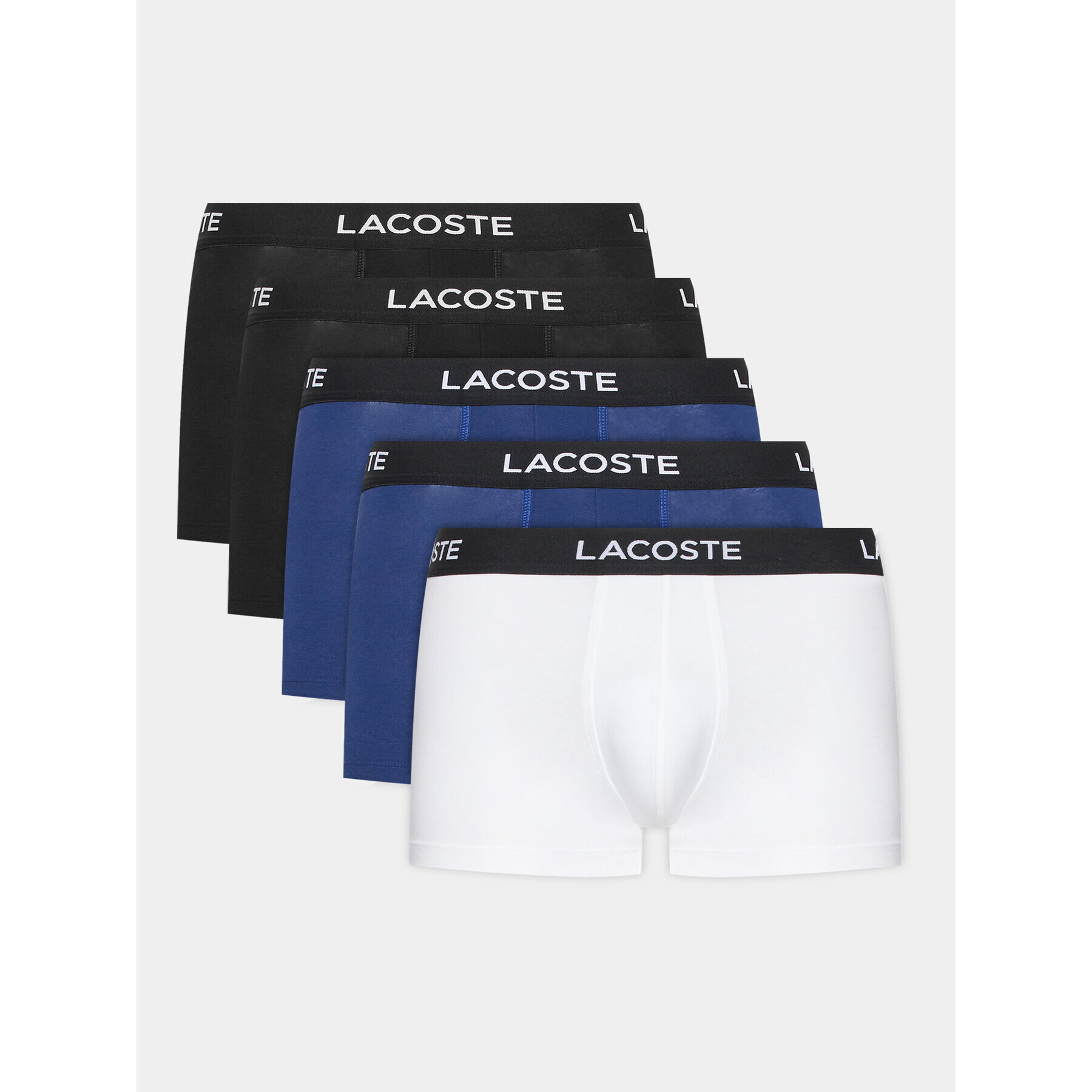 Lacoste Комплект 5 чифта боксери 5H5203 Черен - Pepit.bg