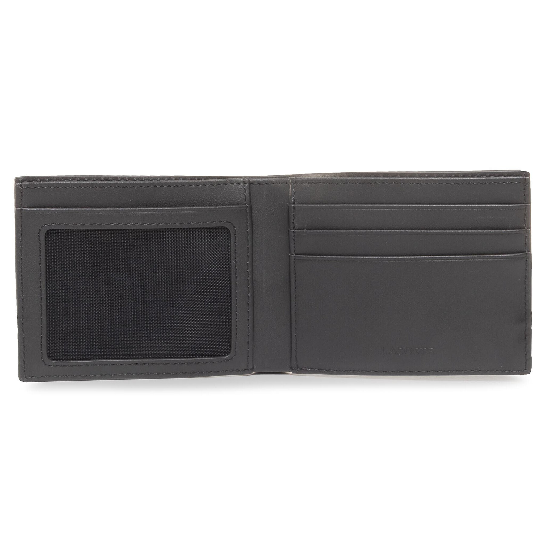 Lacoste Малък мъжки портфейл S Slim Billfold Id Slot NH1407FG Черен - Pepit.bg