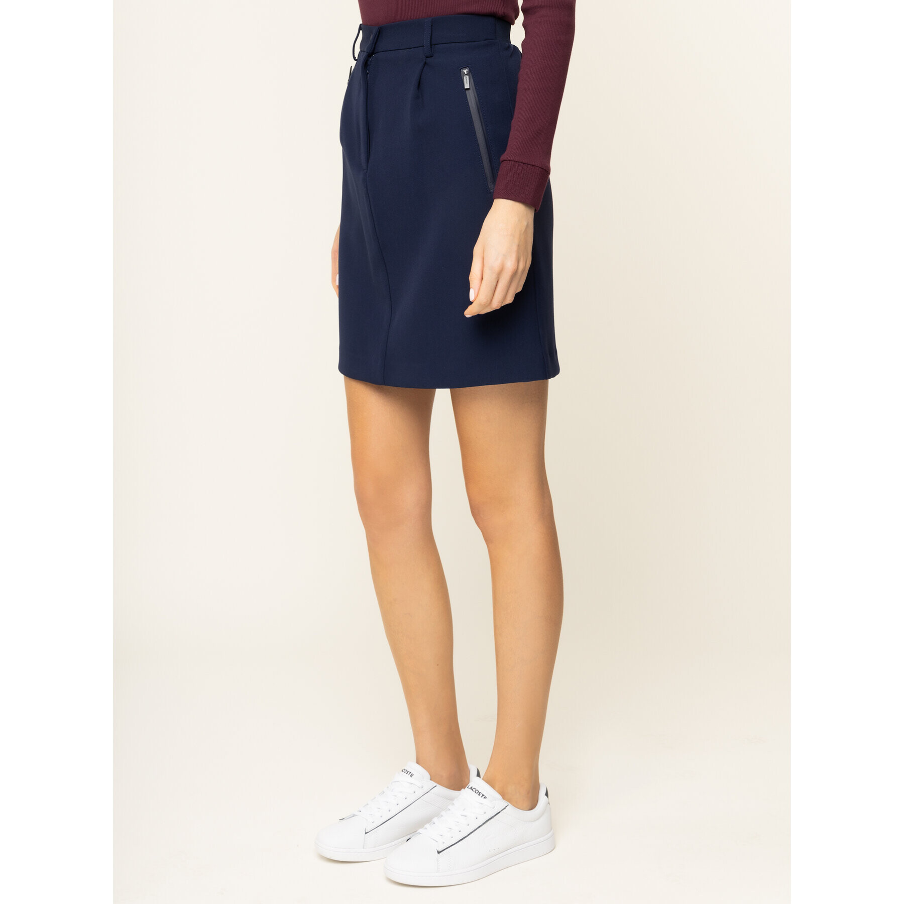 Lacoste Мини пола JF0571 Тъмносин Regular Fit - Pepit.bg