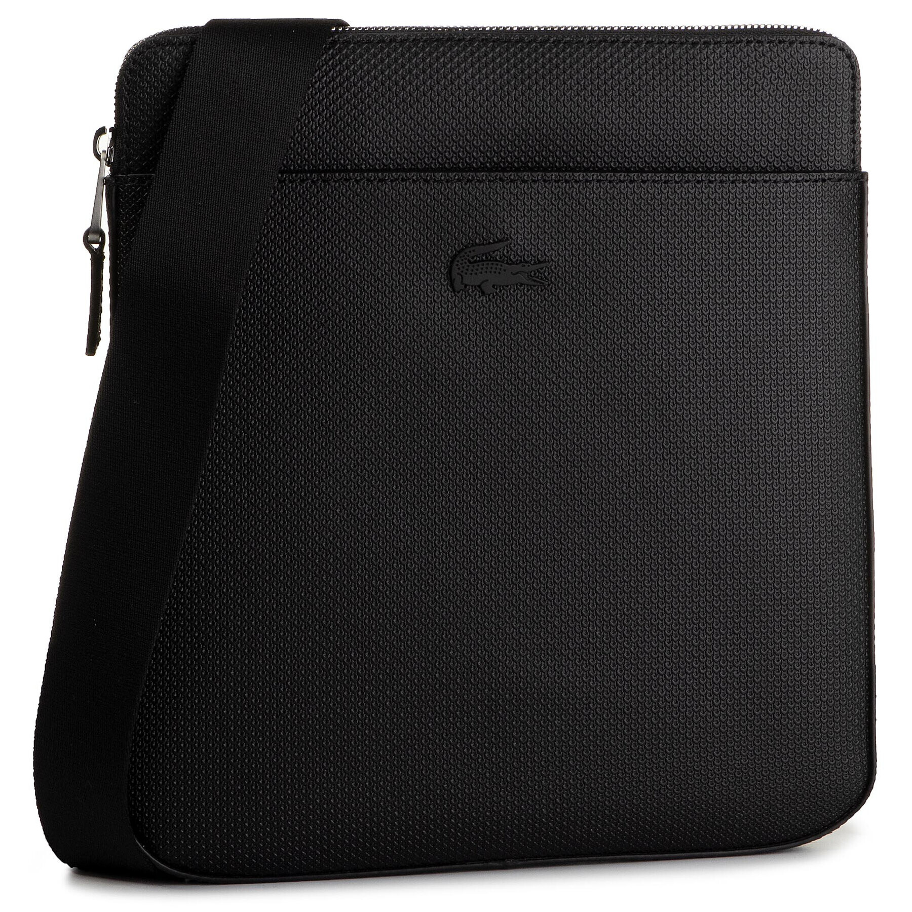 Lacoste Мъжка чантичка Flat Crossover Bag NH2815CE Черен - Pepit.bg
