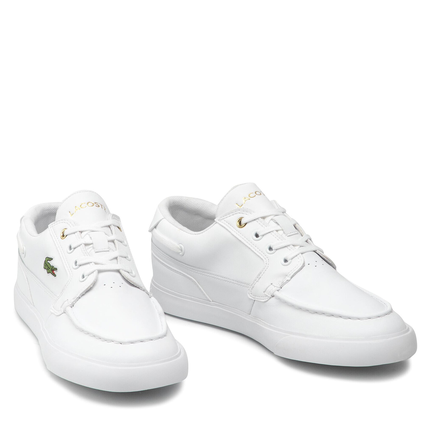 Lacoste Обувки Bayliss Deck 0121 1 Cma 7-42CMA001721G Бял - Pepit.bg