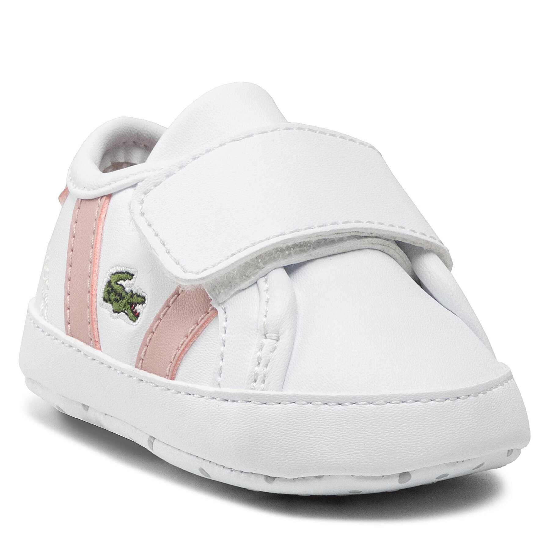 Lacoste Обувки Sideline Crib 0121 1 Cub 7-42CUB00011Y9 Бял - Pepit.bg