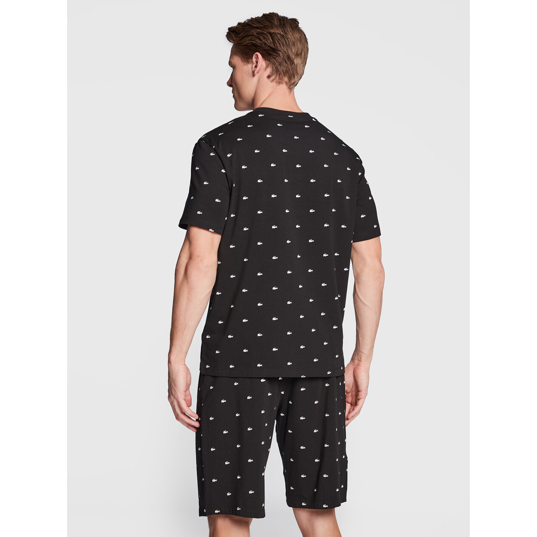Lacoste Пижама 4H3304 Черен Regular Fit - Pepit.bg