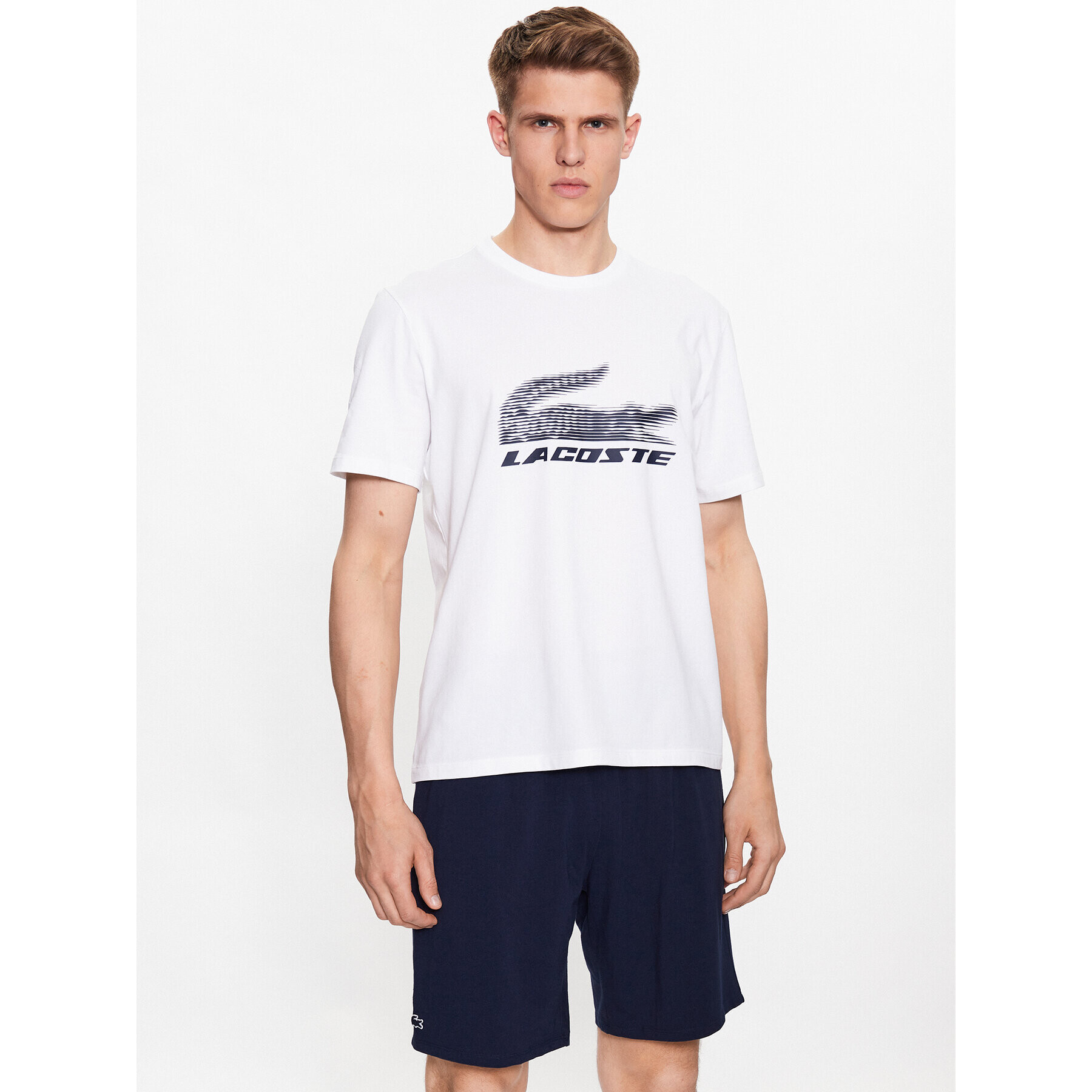 Lacoste Пижама 4H5949 Бял Regular Fit - Pepit.bg