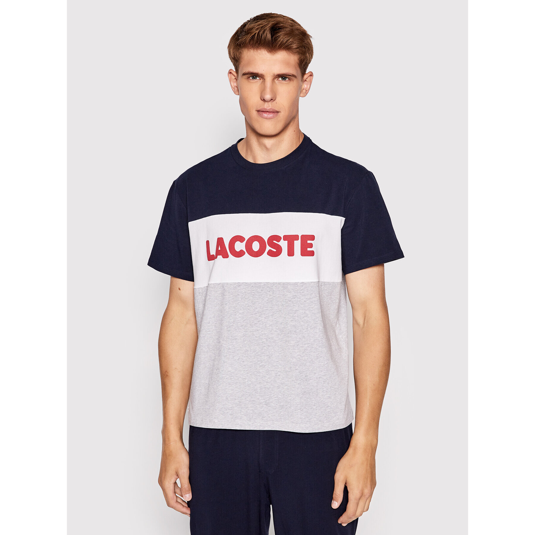 Lacoste Пижама 4H9925 Тъмносин Regular Fit - Pepit.bg