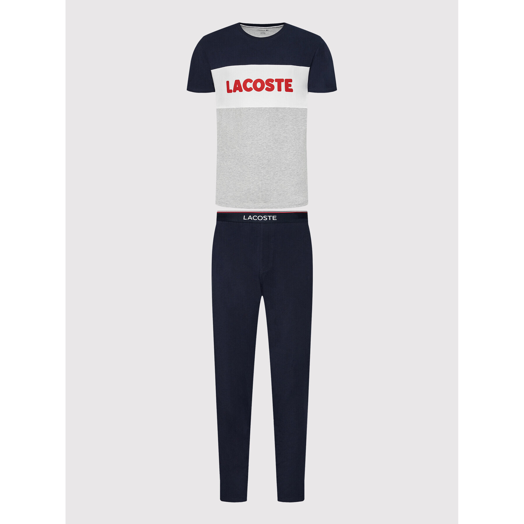 Lacoste Пижама 4H9925 Тъмносин Regular Fit - Pepit.bg