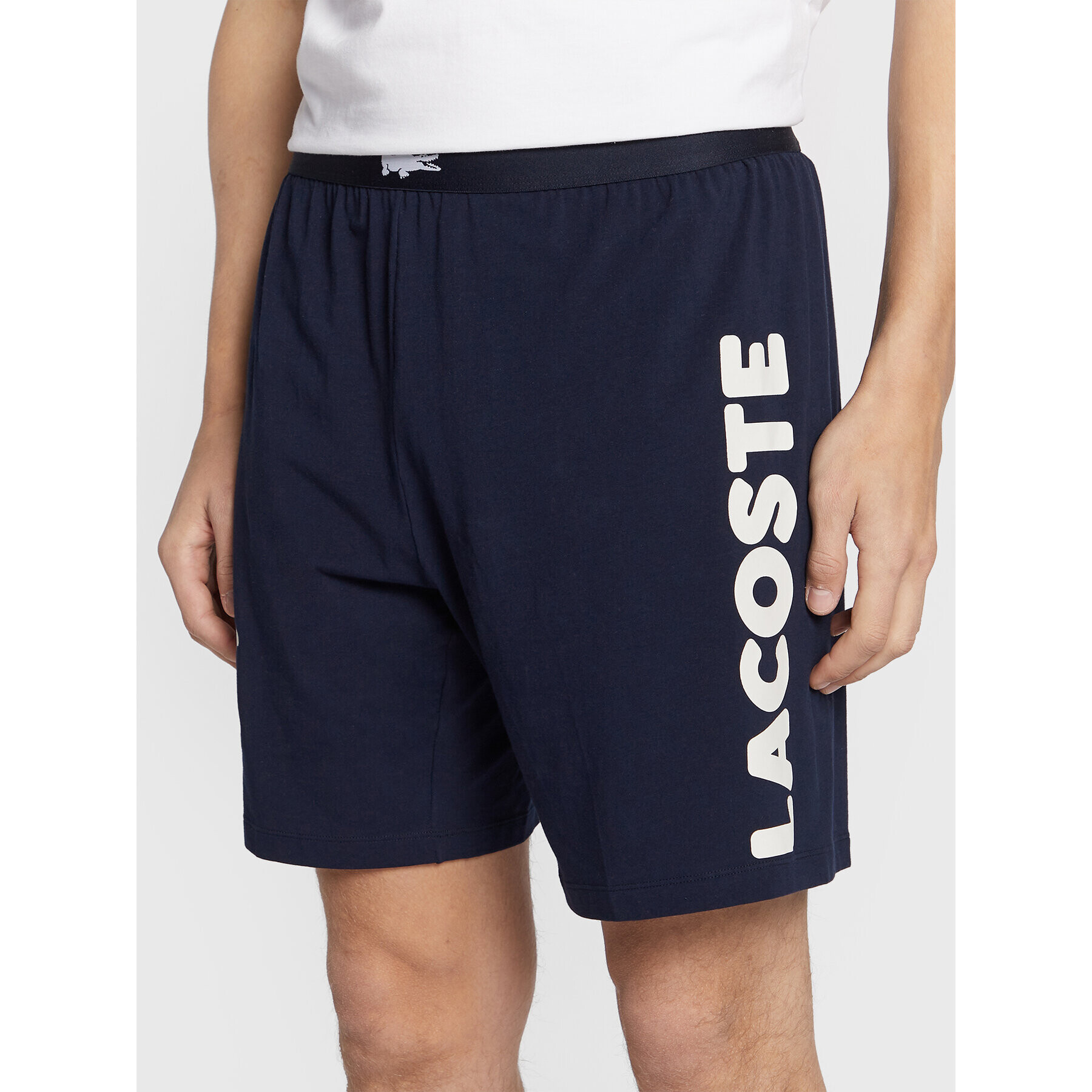 Lacoste Пижамени шорти GH5461 Тъмносин Regular Fit - Pepit.bg