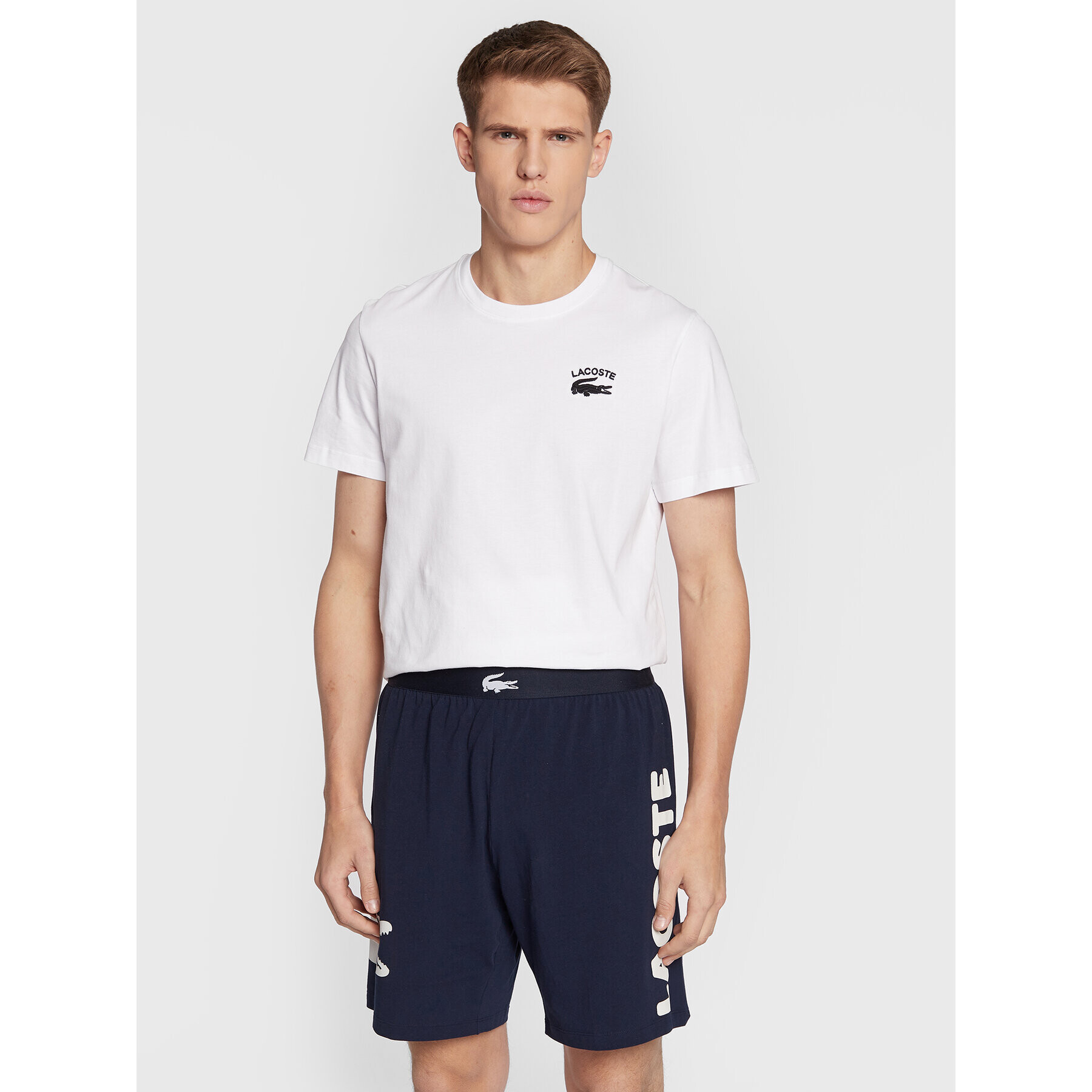 Lacoste Пижамени шорти GH5461 Тъмносин Regular Fit - Pepit.bg