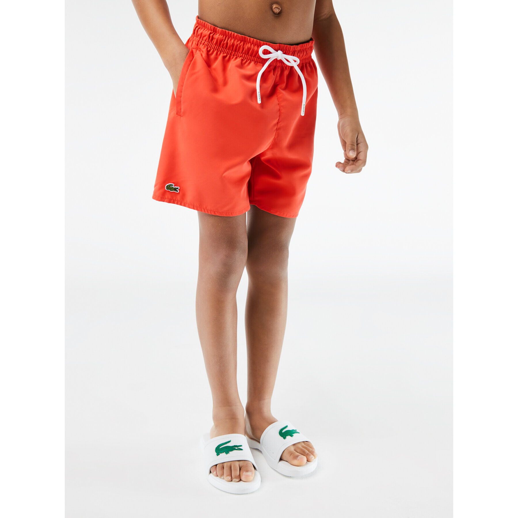 Lacoste Плувни шорти MJ4756 Червен - Pepit.bg