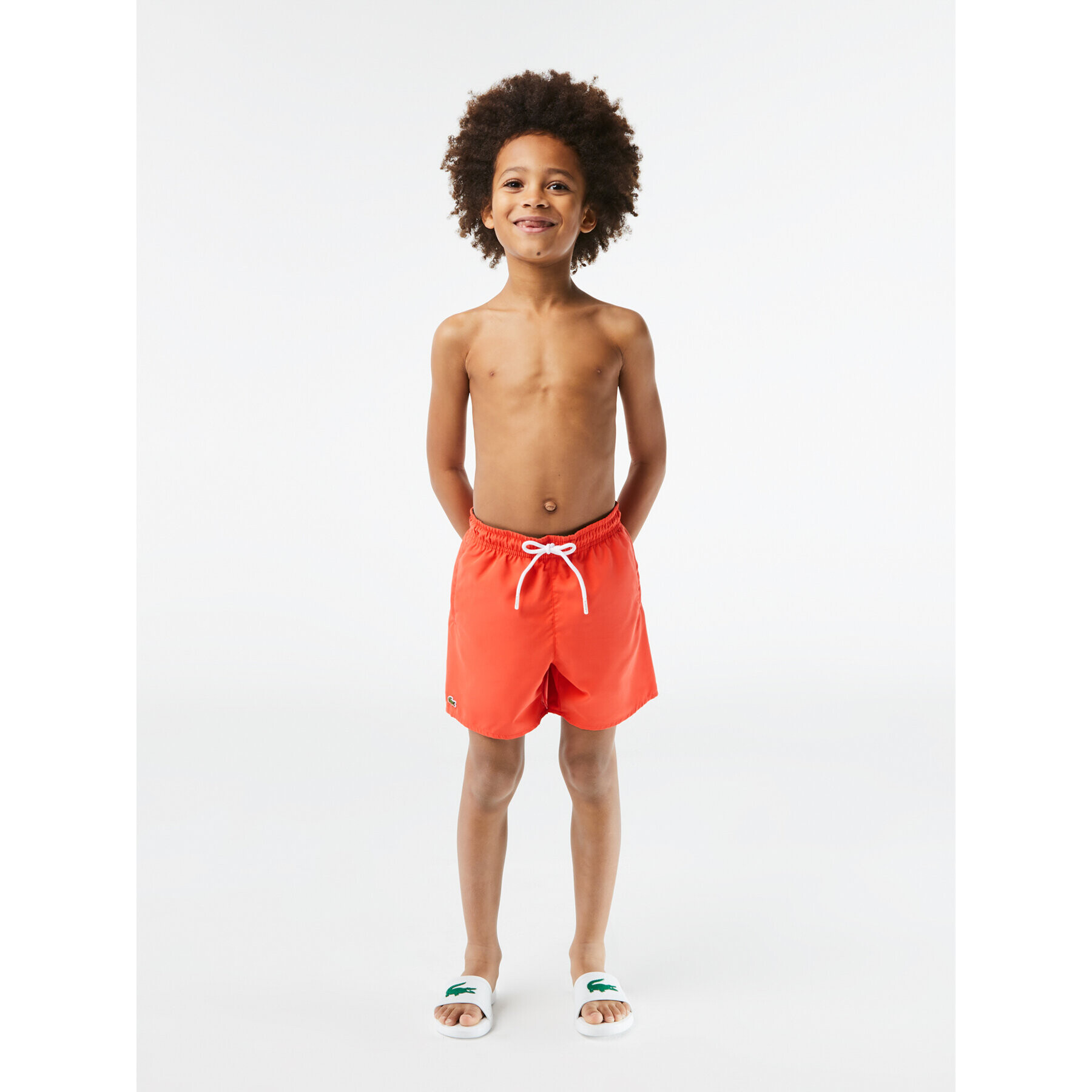 Lacoste Плувни шорти MJ4756 Червен - Pepit.bg