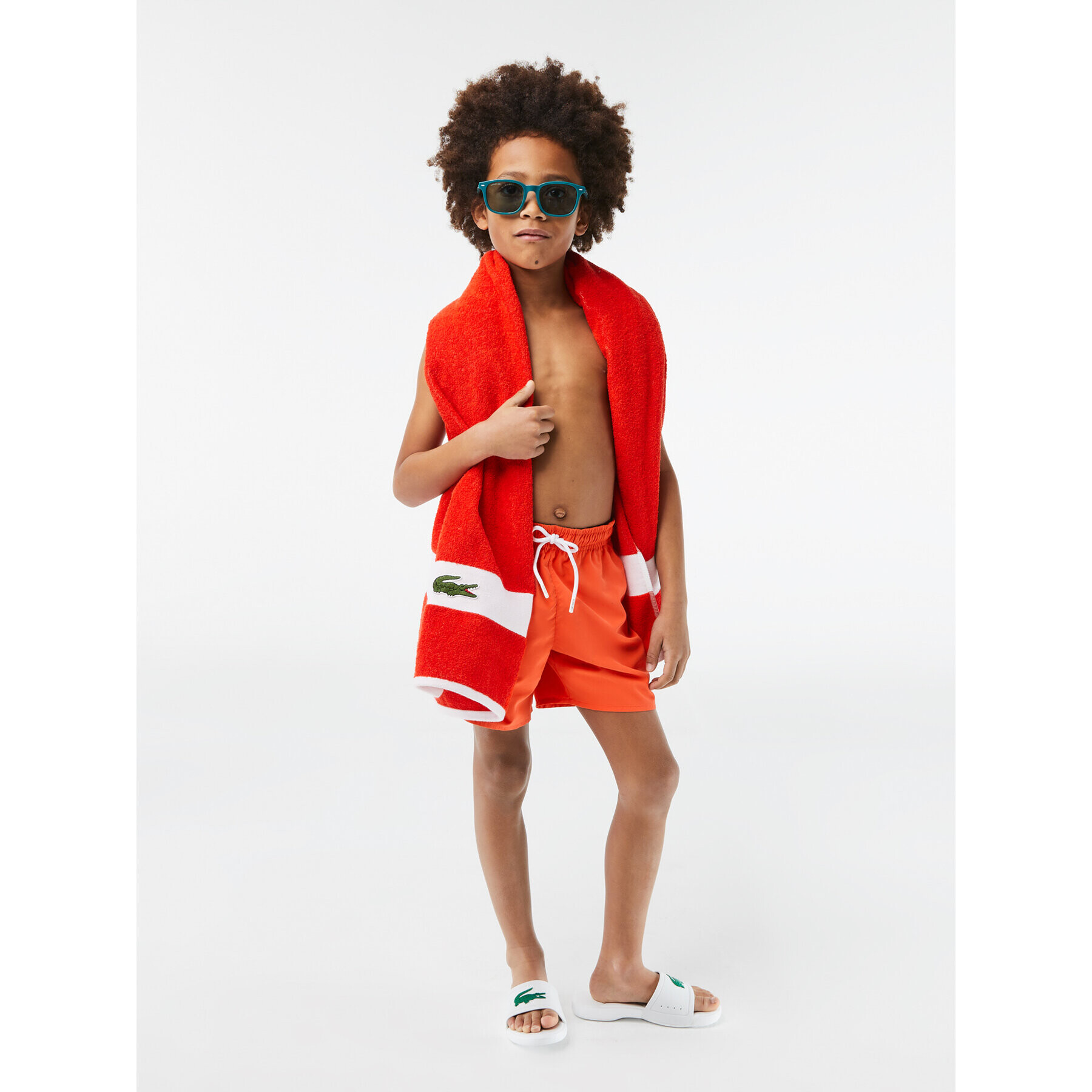Lacoste Плувни шорти MJ4756 Червен - Pepit.bg